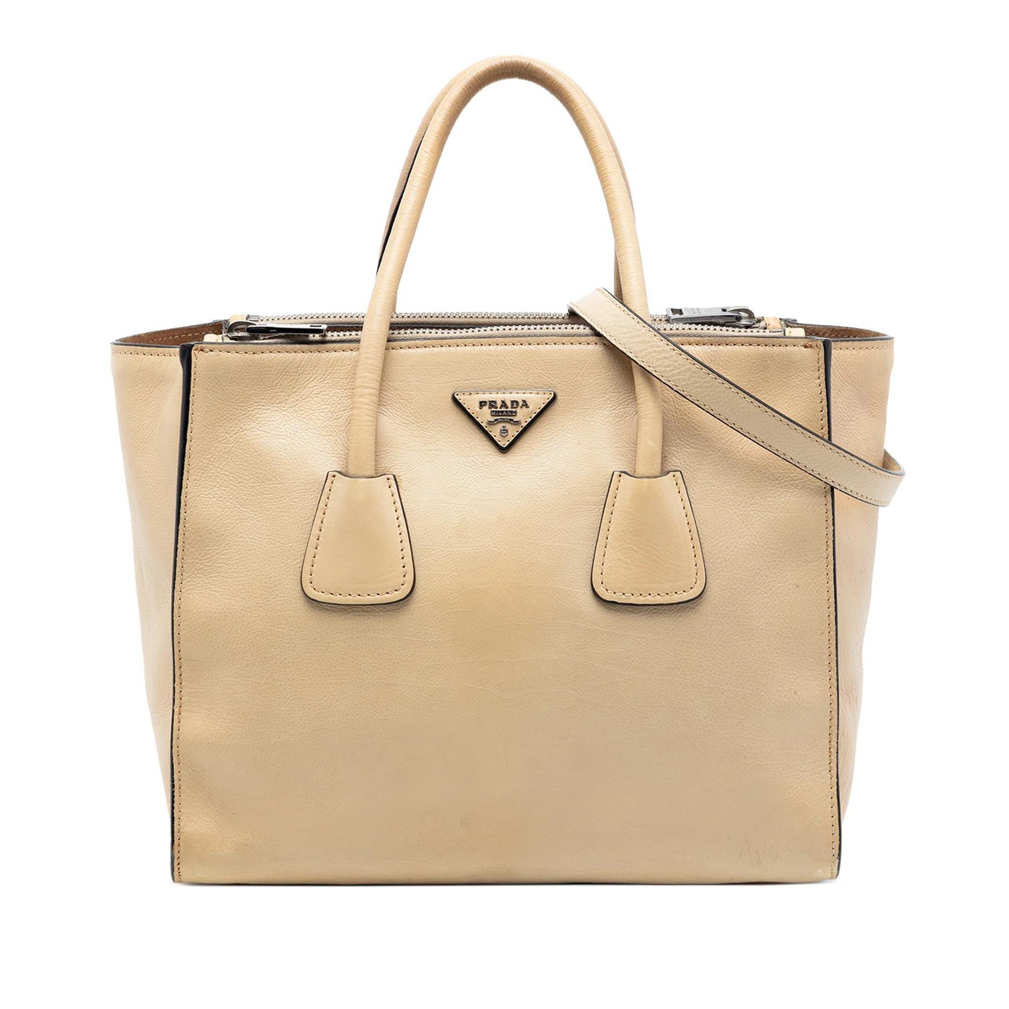 Double pony-style calfskin handbag