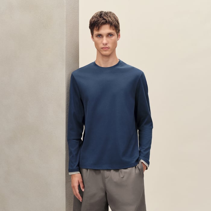 Indigo "Sellier" T-shirt
