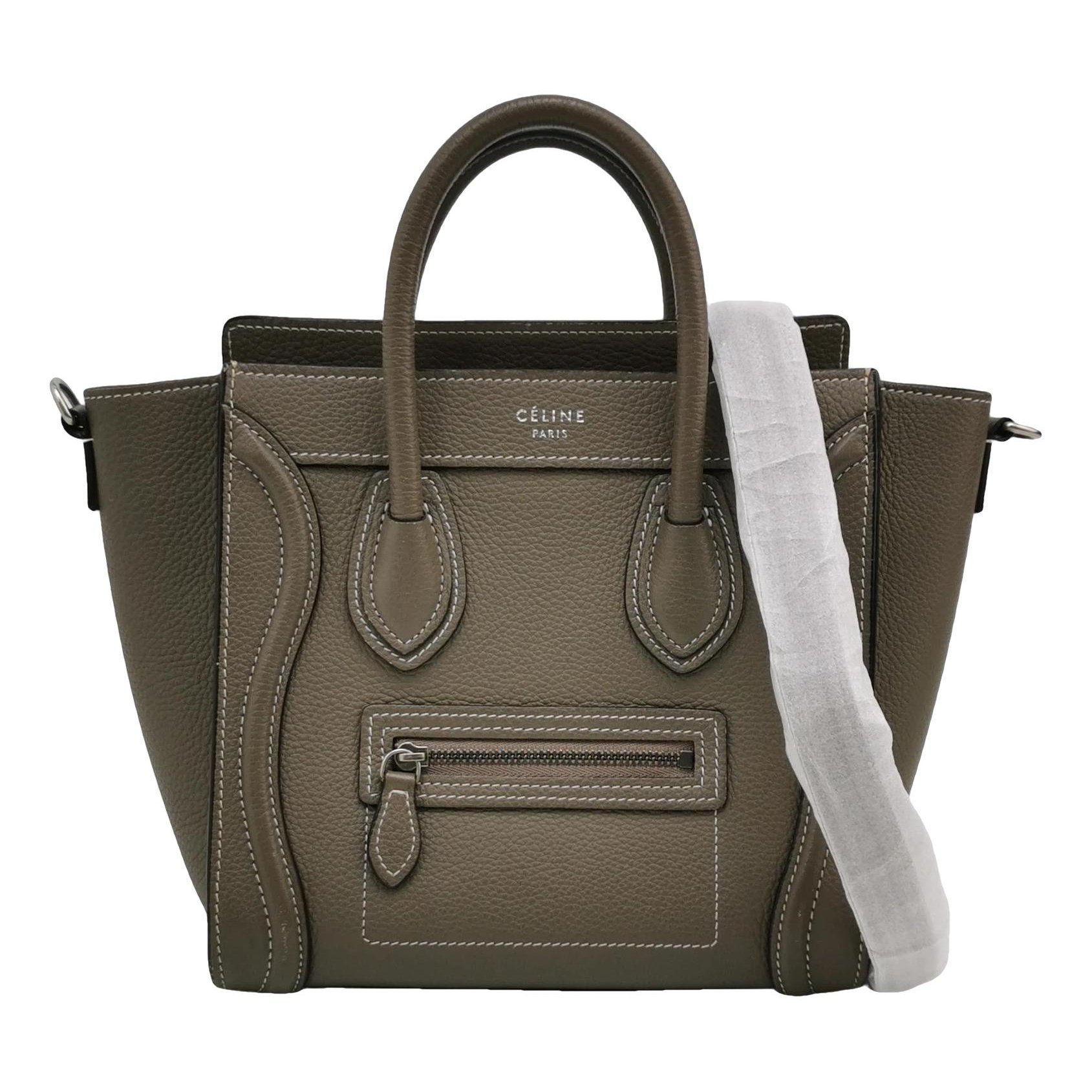 Nano Luggage leather handbag