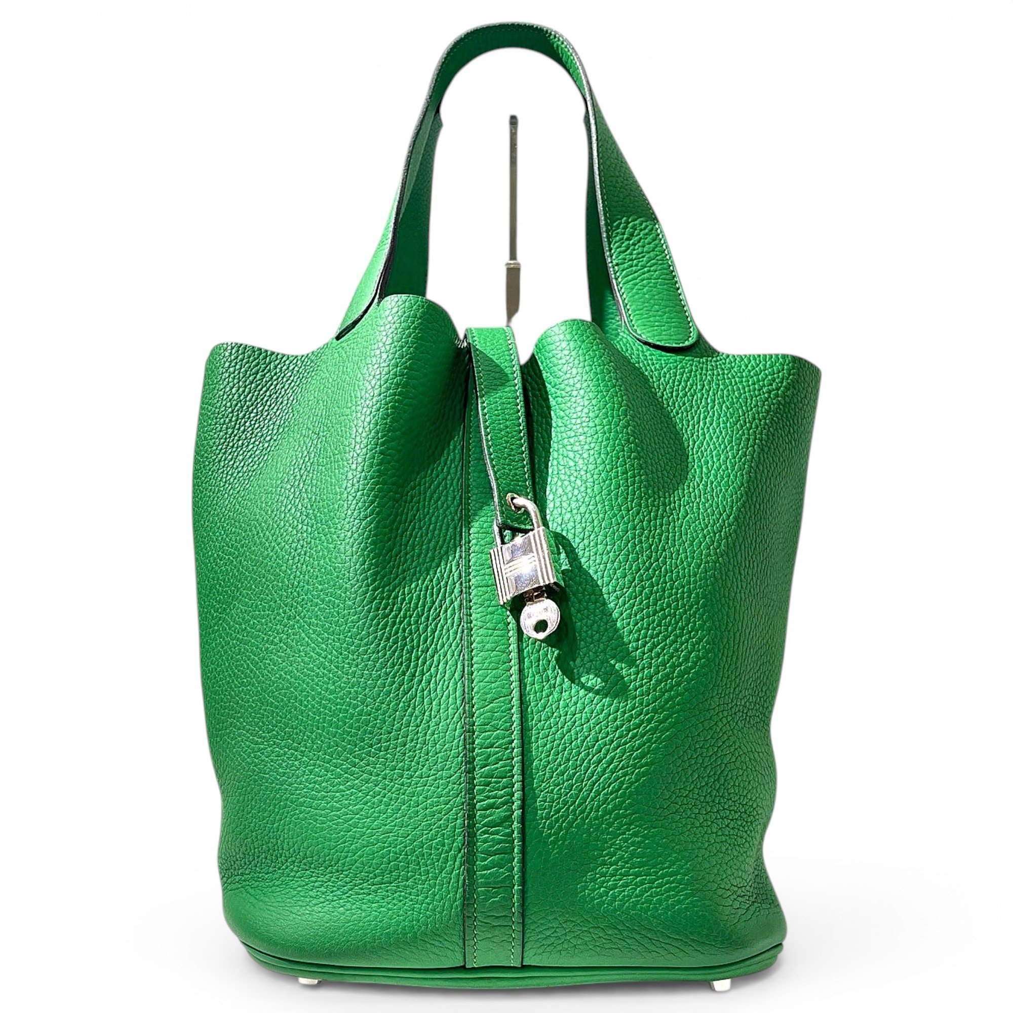 Picotin leather handbag