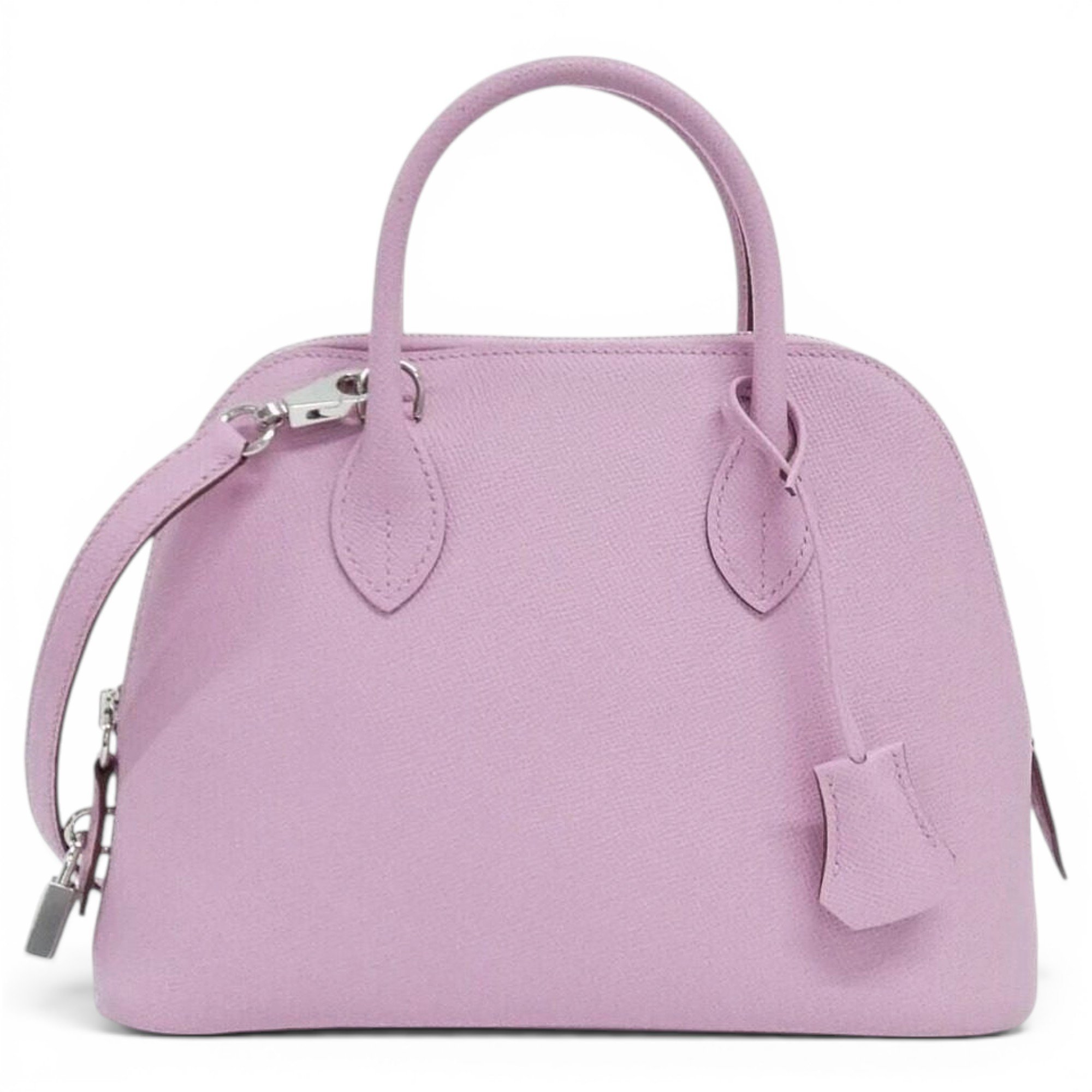 Hermes Bolide Handbag Mauve Sylvestre Epsom Leather 1923