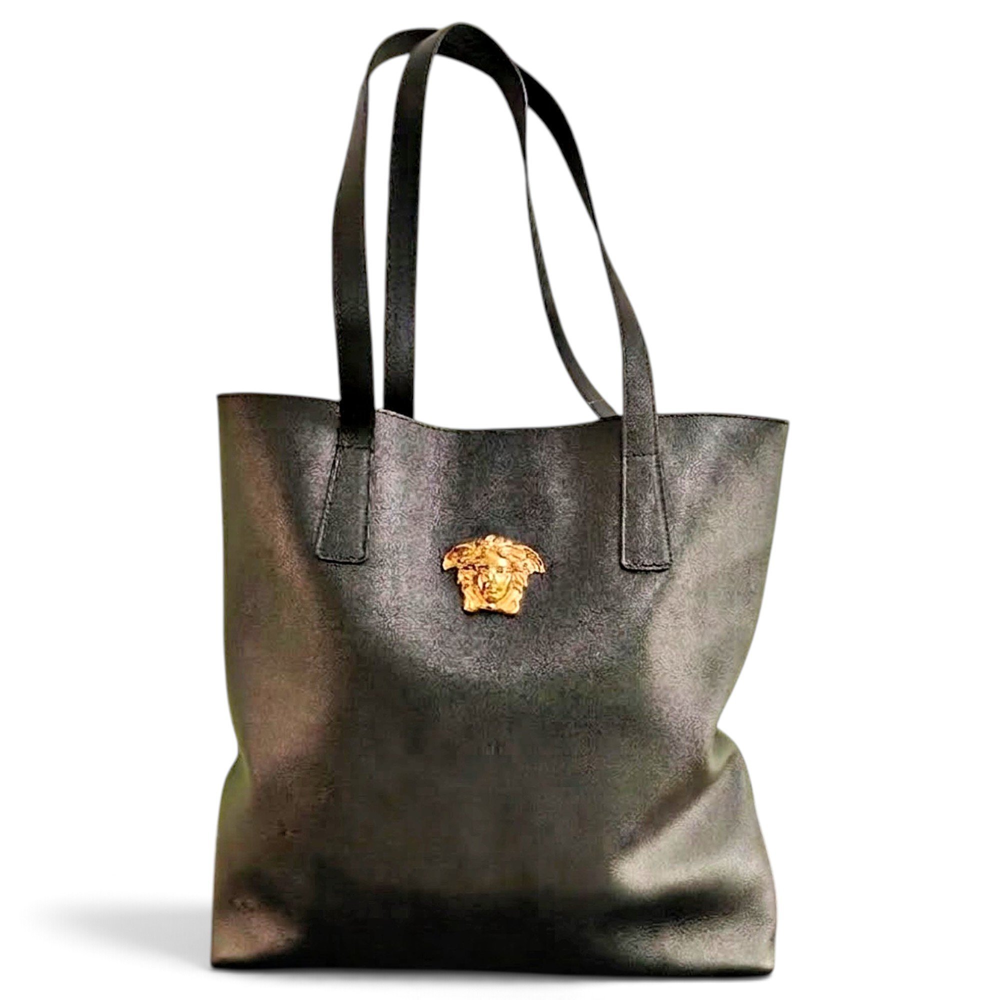 Versace La Medusa leather tote