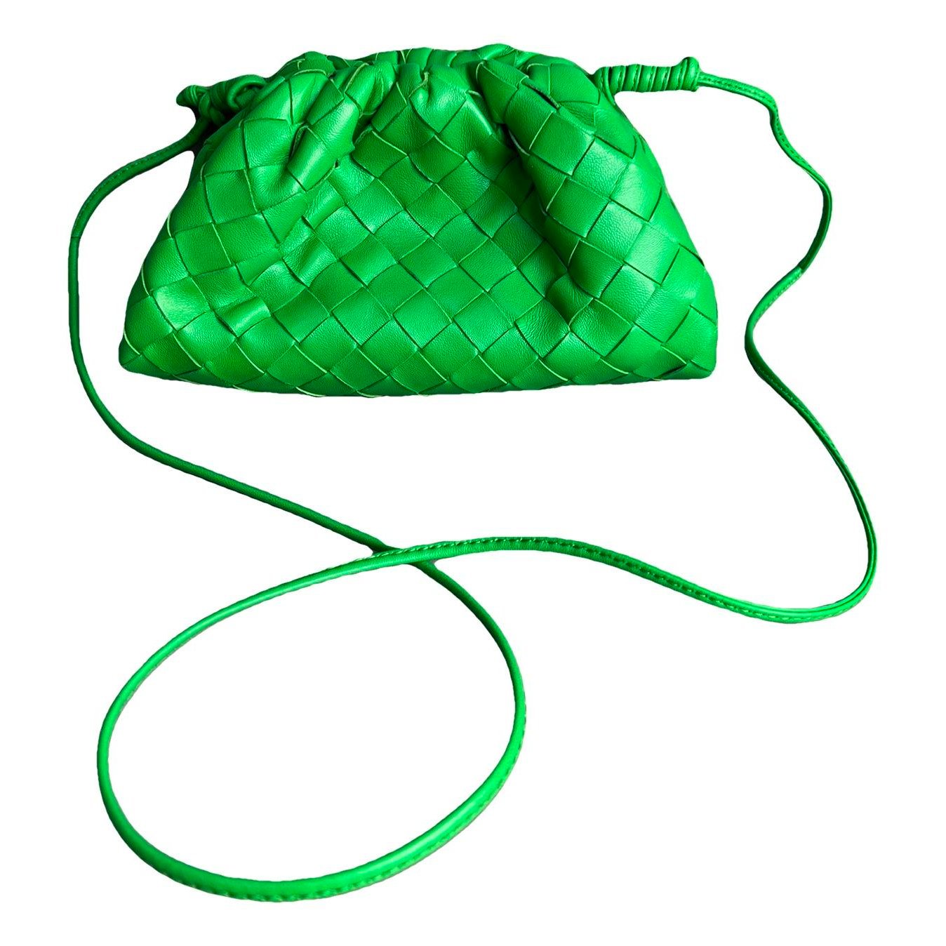 Pouch leather handbag