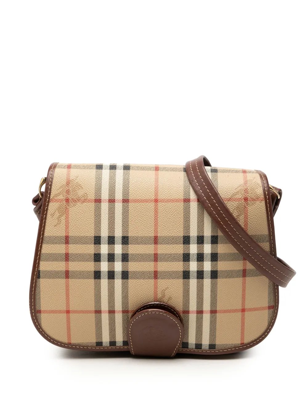 20th Century Haymarket Check Coated Canvas crossbody bag