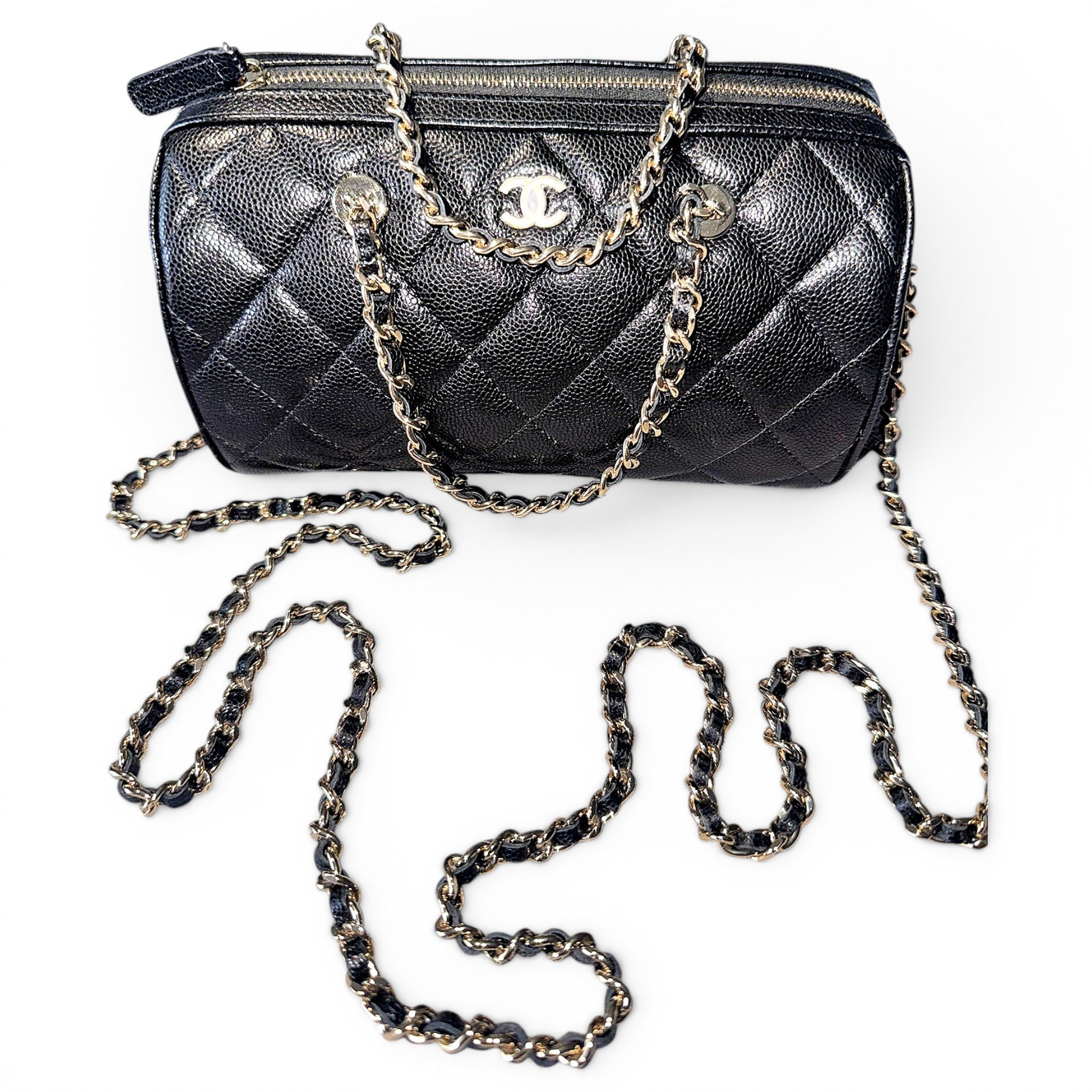 Leather handbag