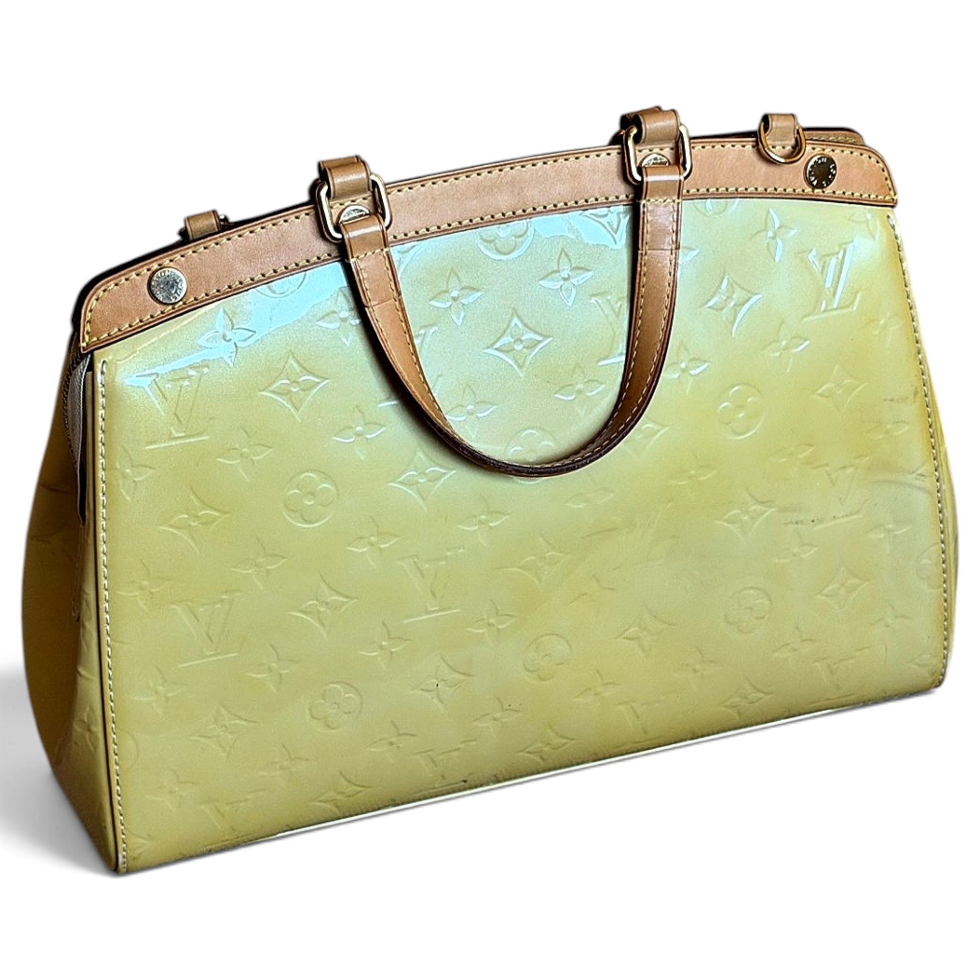 Bréa patent leather handbag