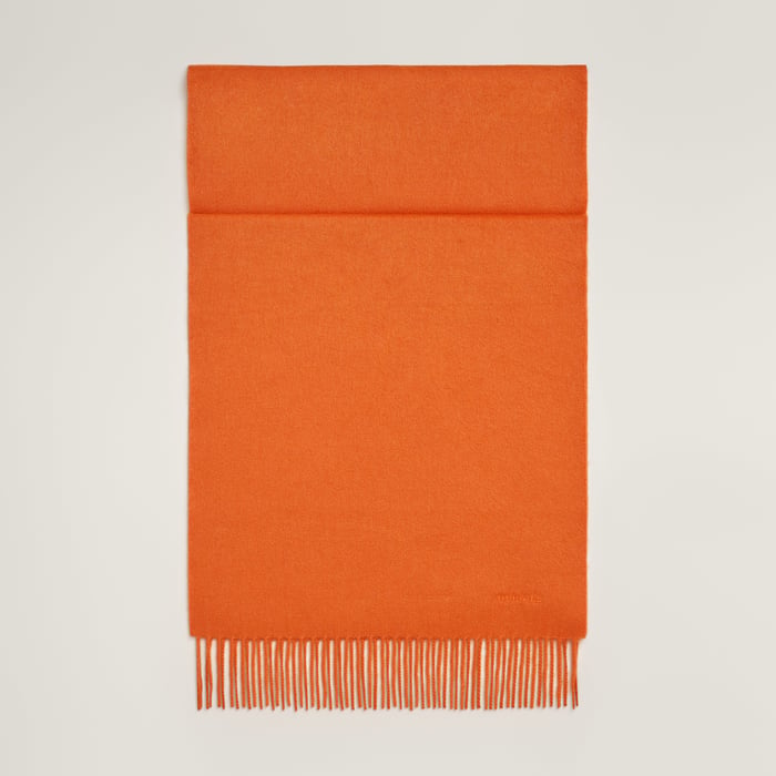 Orange Boîte Unie Brodee Muffler