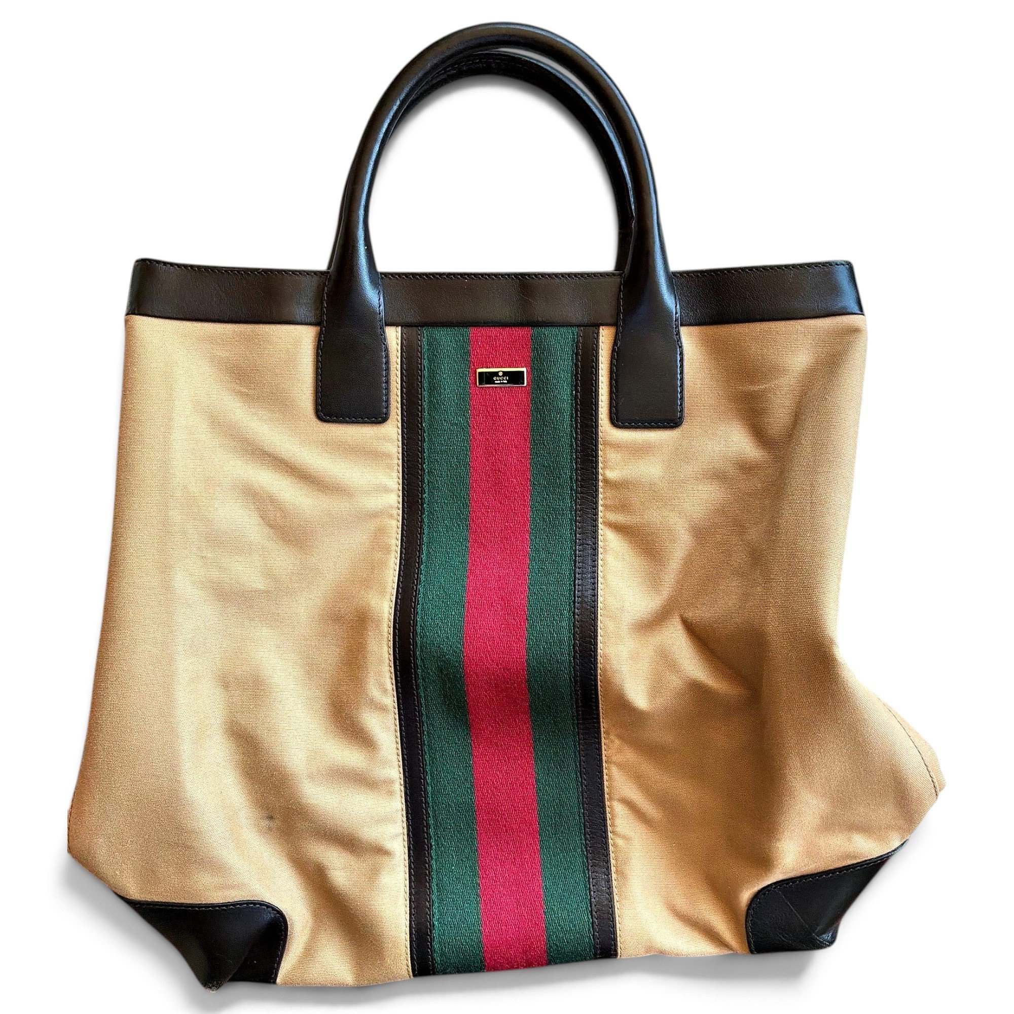 Leather tote