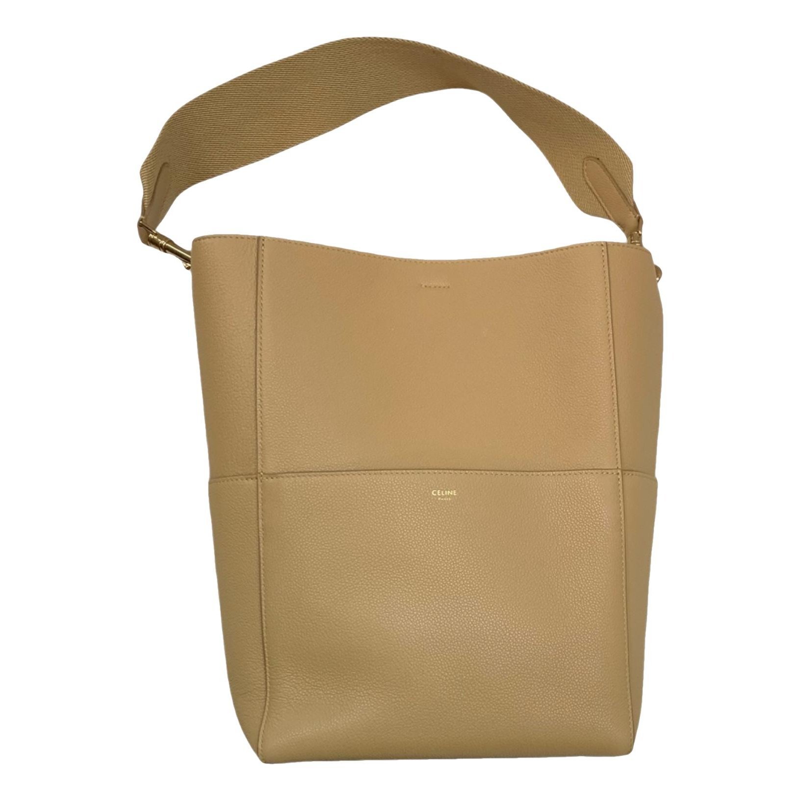 Seau Sangle leather tote