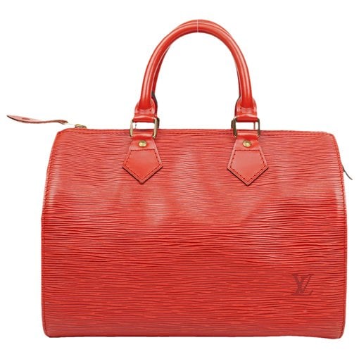 Speedy leather handbag
