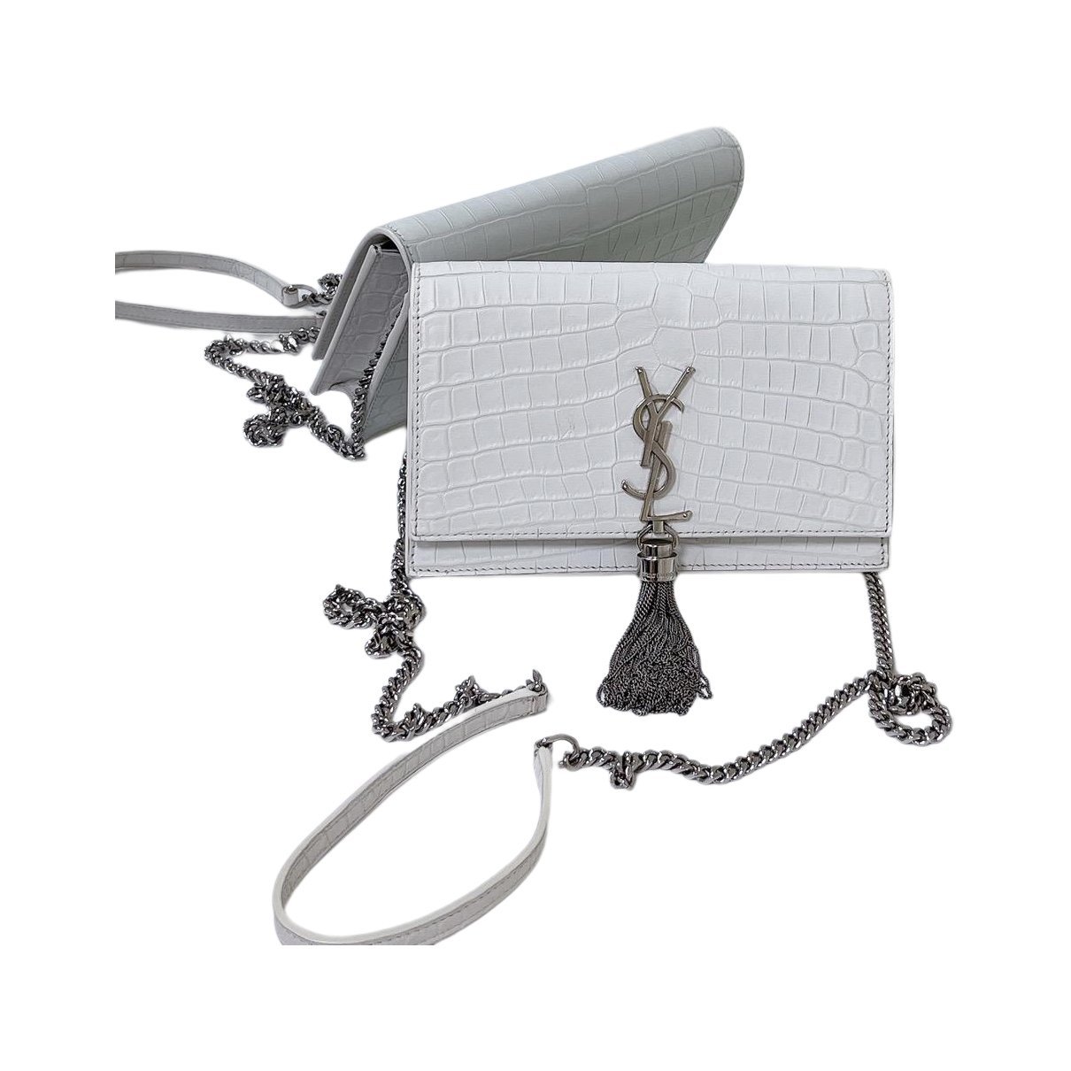 Pompom Kate leather handbag