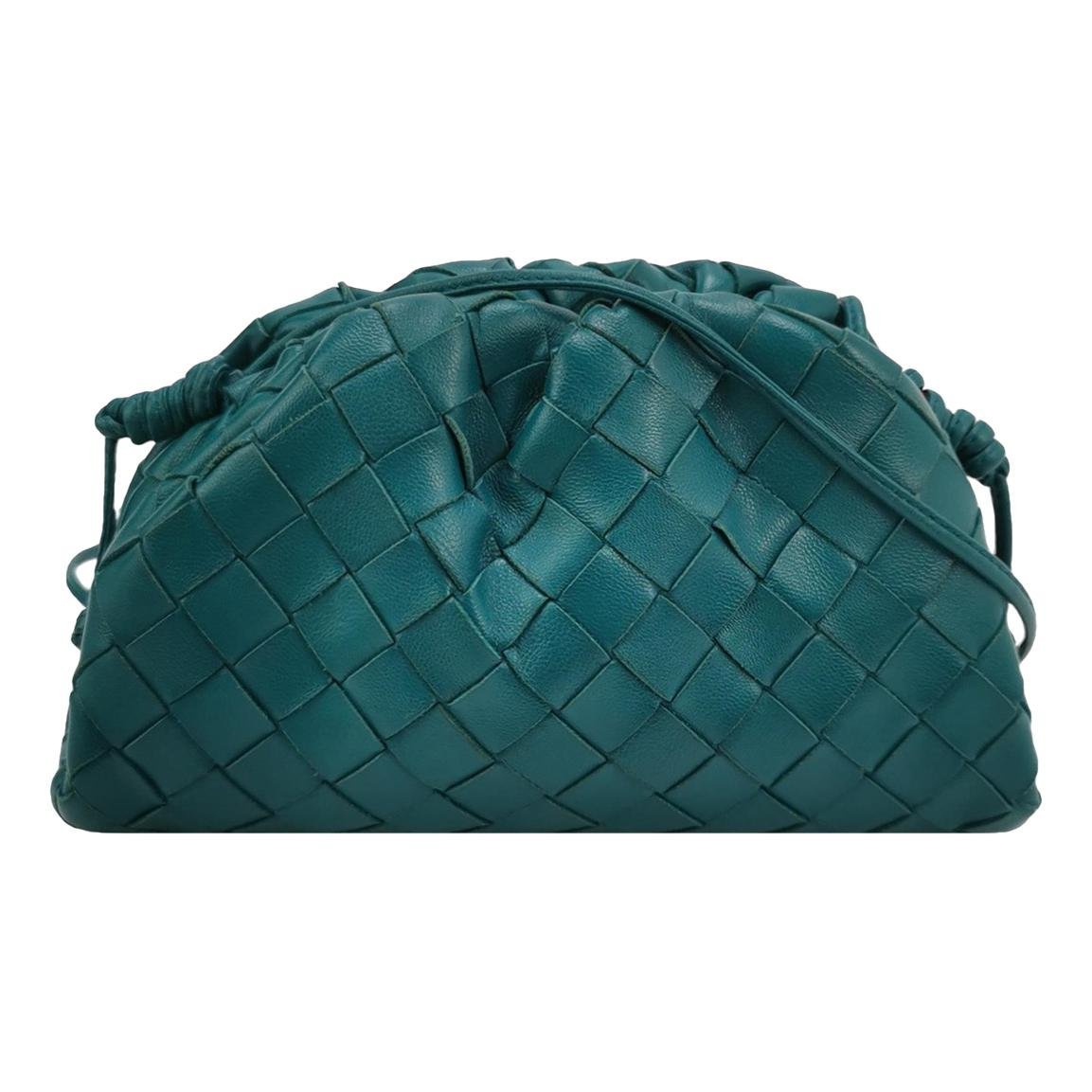 Pouch leather crossbody bag