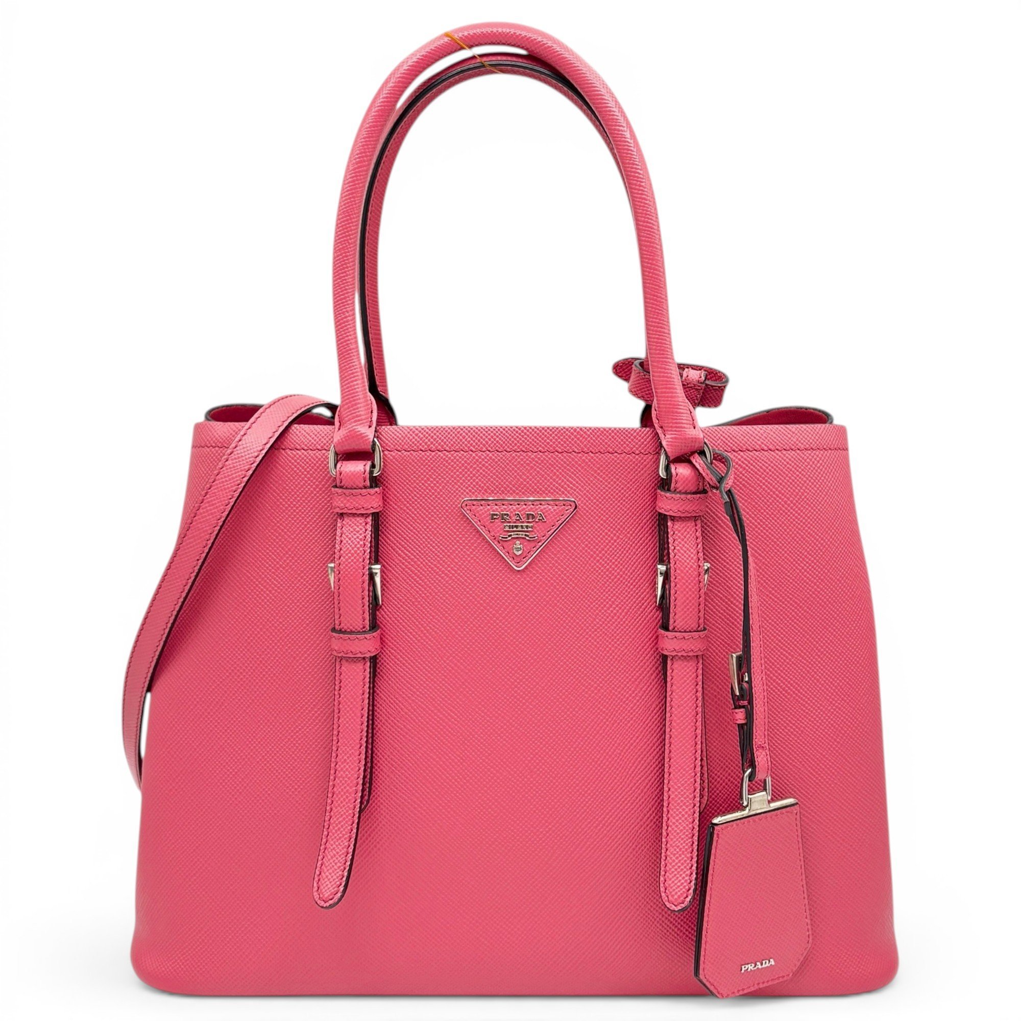 Double pony-style calfskin tote