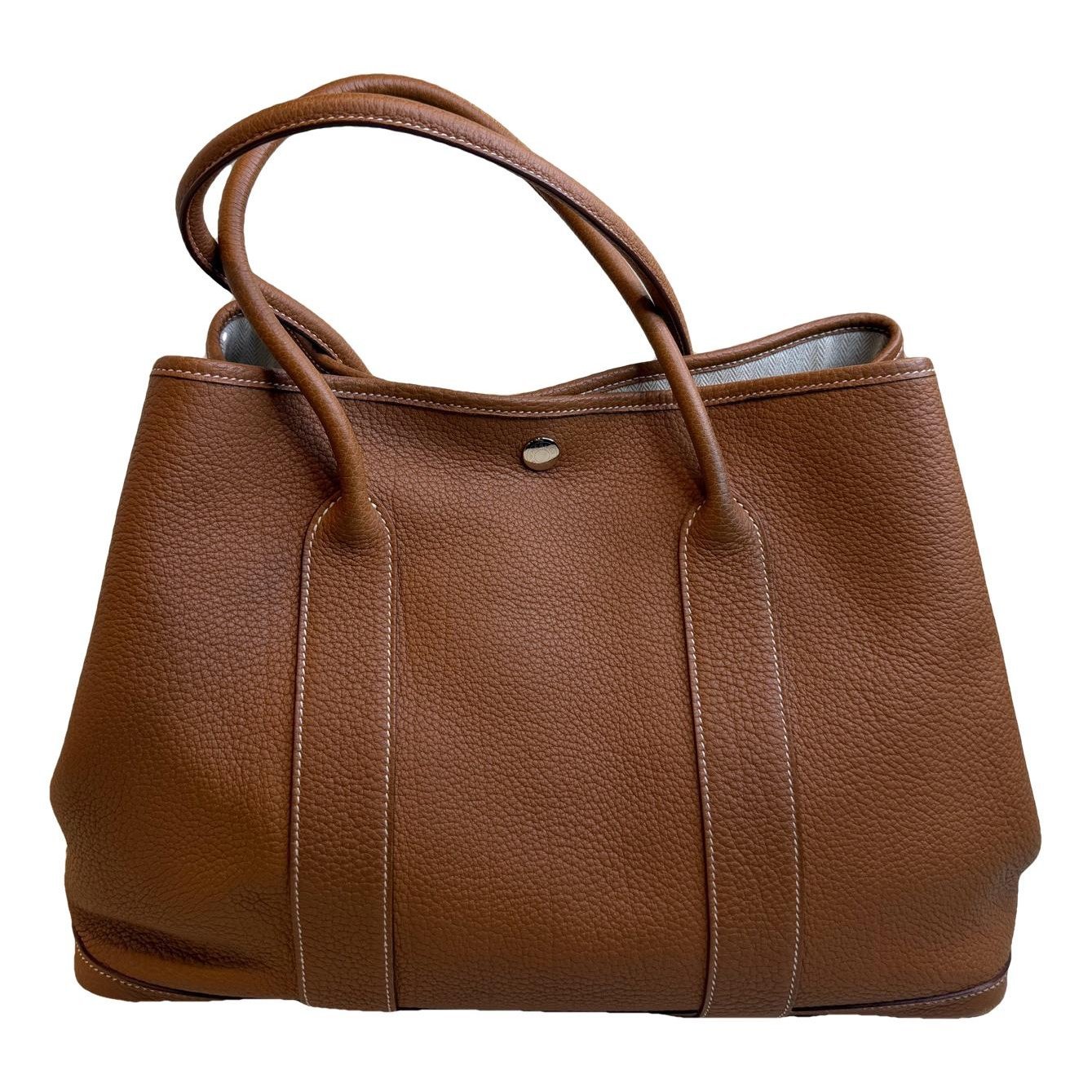 Garden Party leather handbag