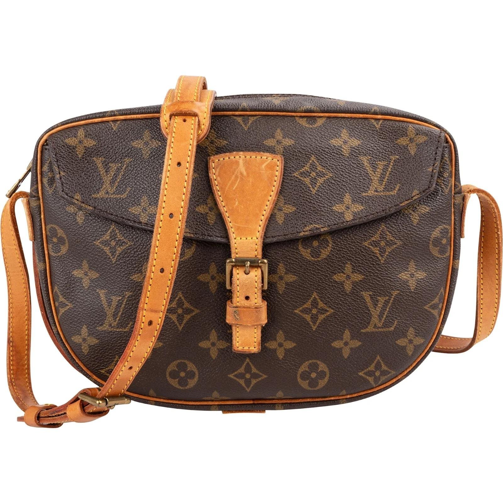 Jeune fille leather crossbody bag