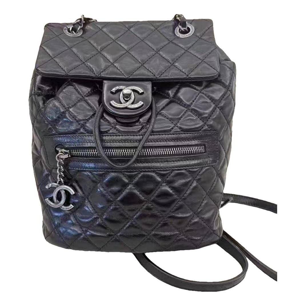 Mountain leather backpack