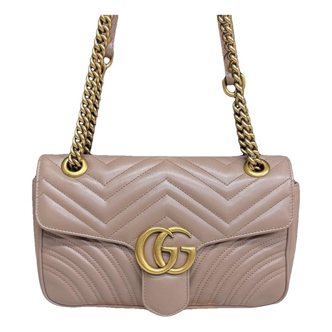 GG Marmont Flap leather crossbody bag