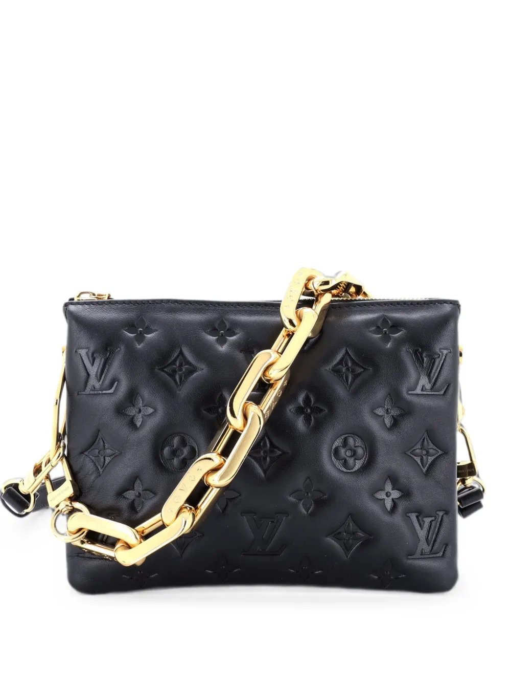 Coussin Bag Monogram Embossed Lambskin BB crossbody bag