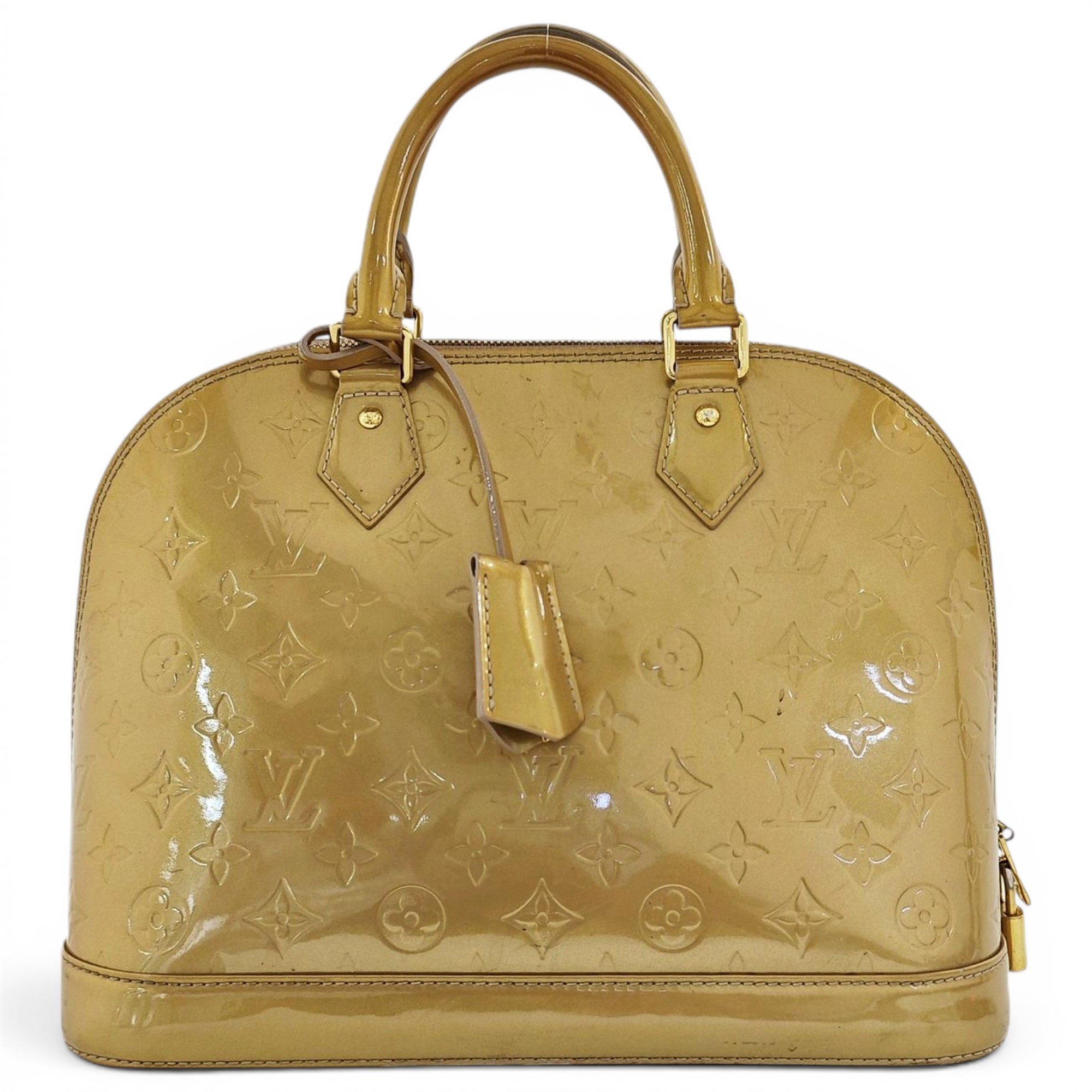 Alma patent leather handbag