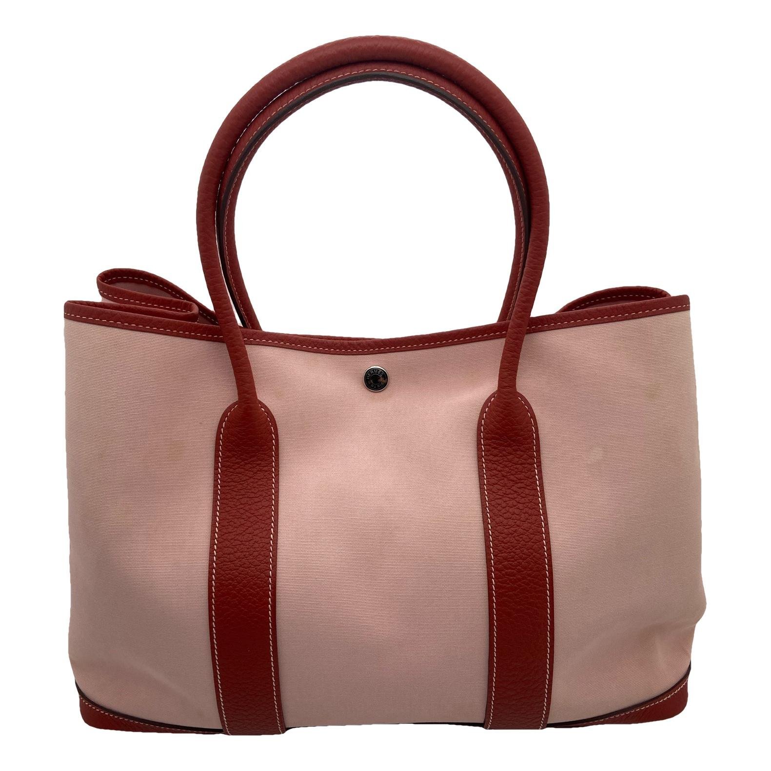 Hermes Garden Party Handbag Pink