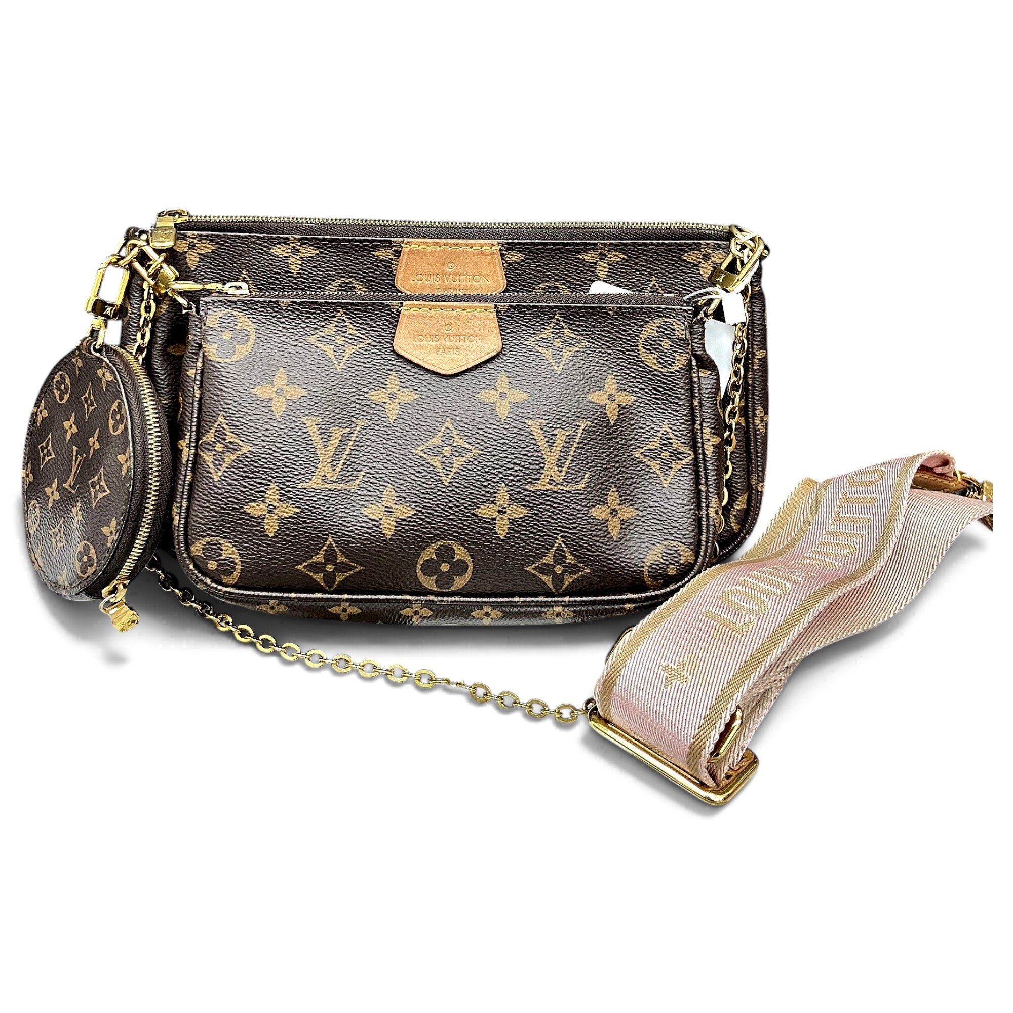 Multi Pochette Accessoires leather handbag