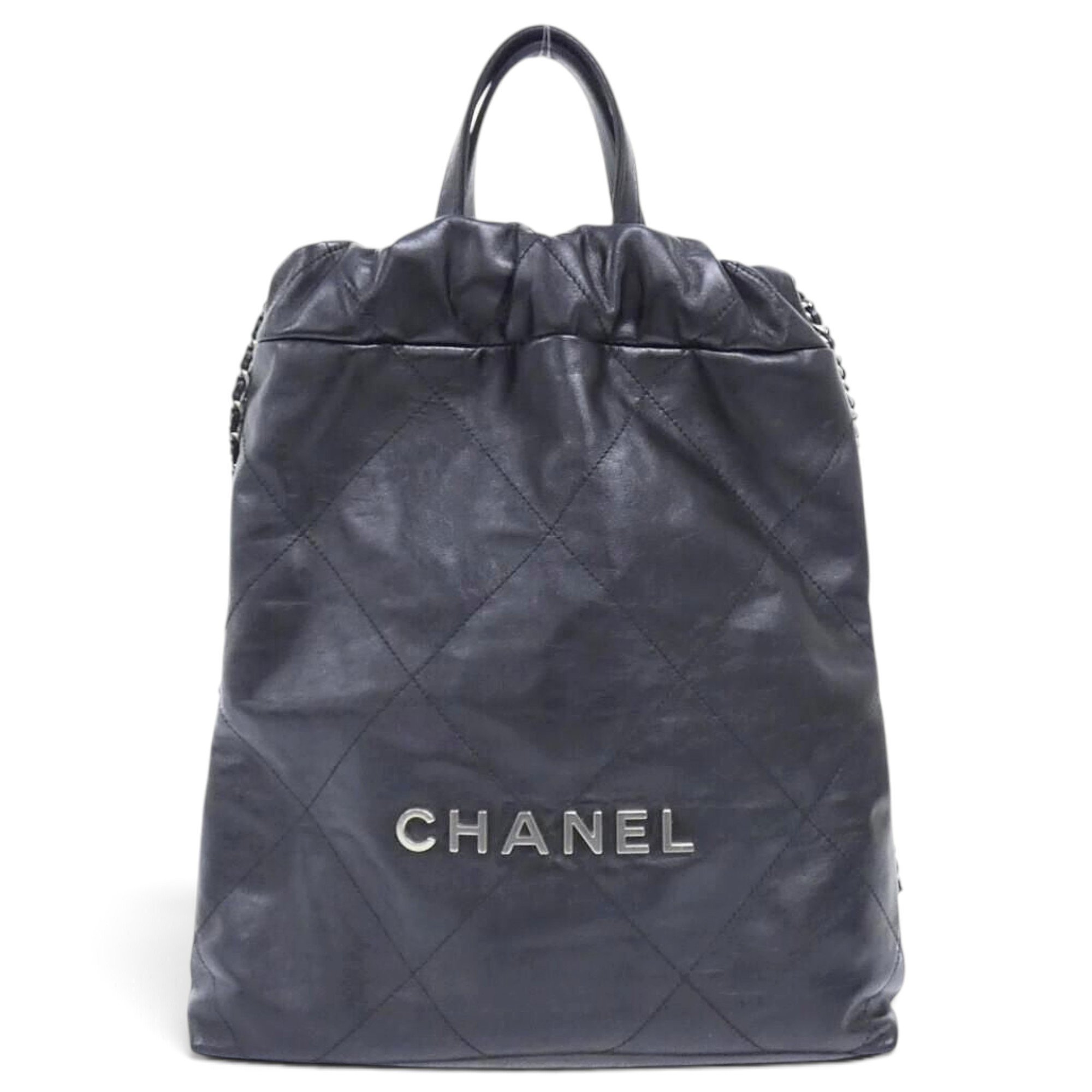 Leather backpack