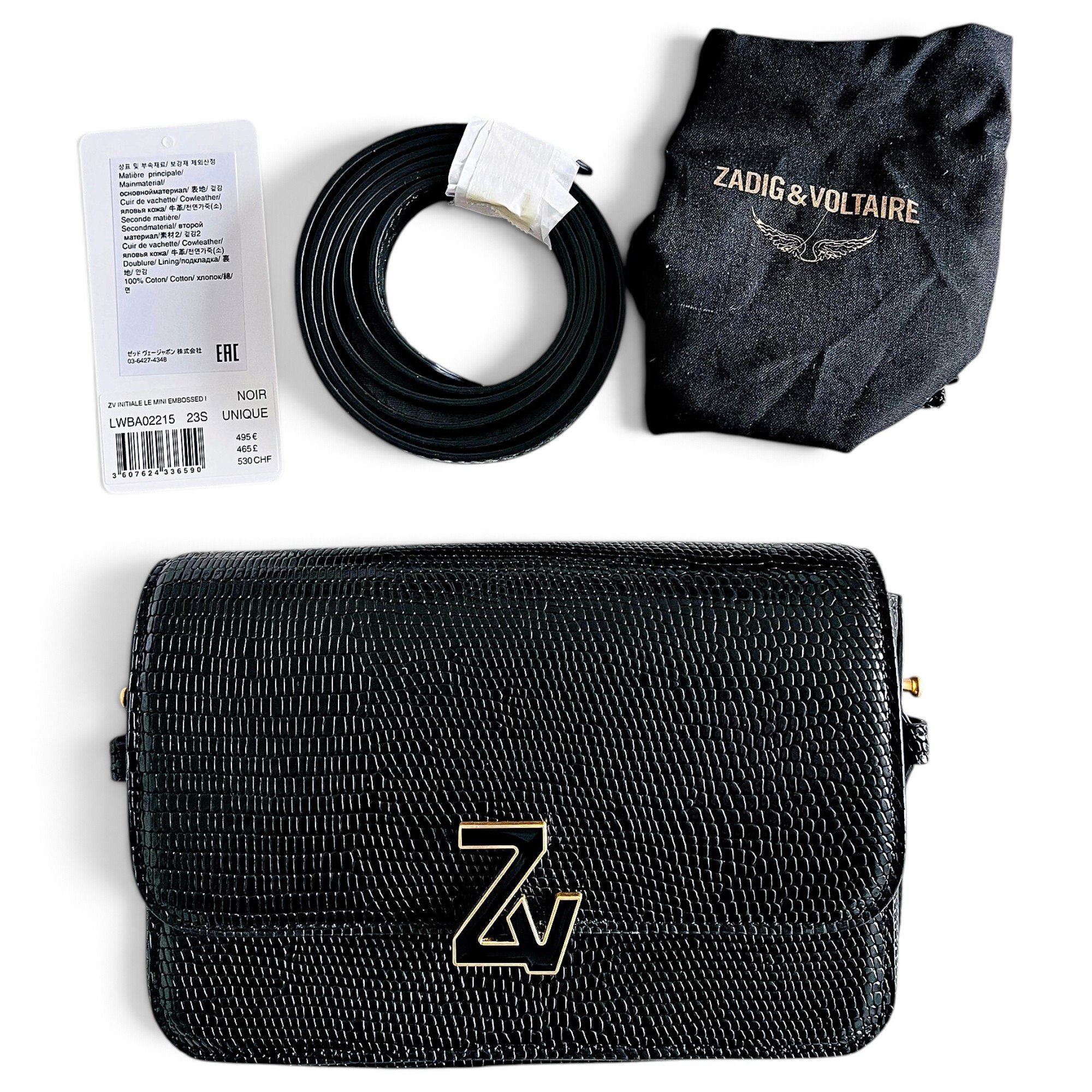 Leather crossbody bag