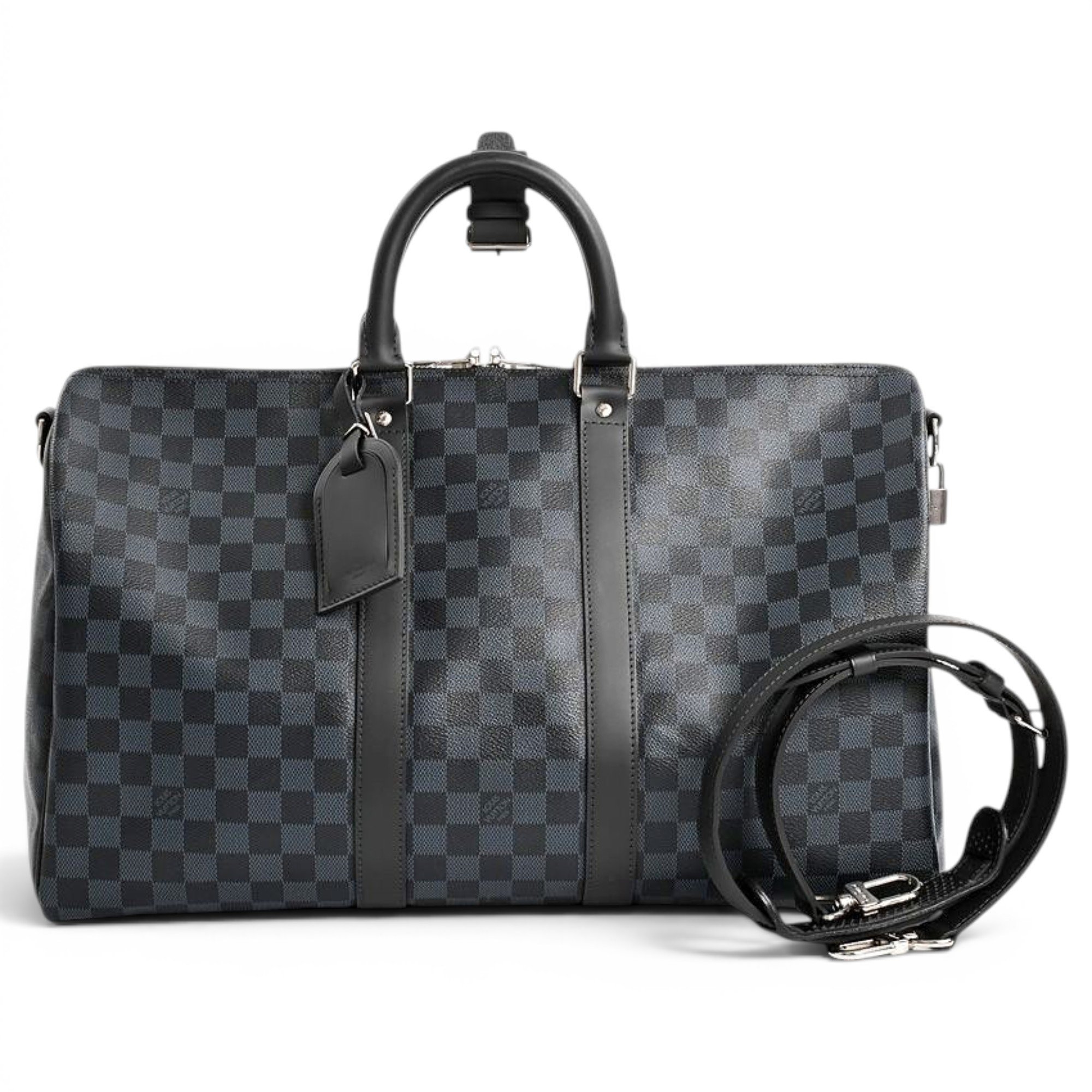 Louis Vuitton Keepall cloth travel bag