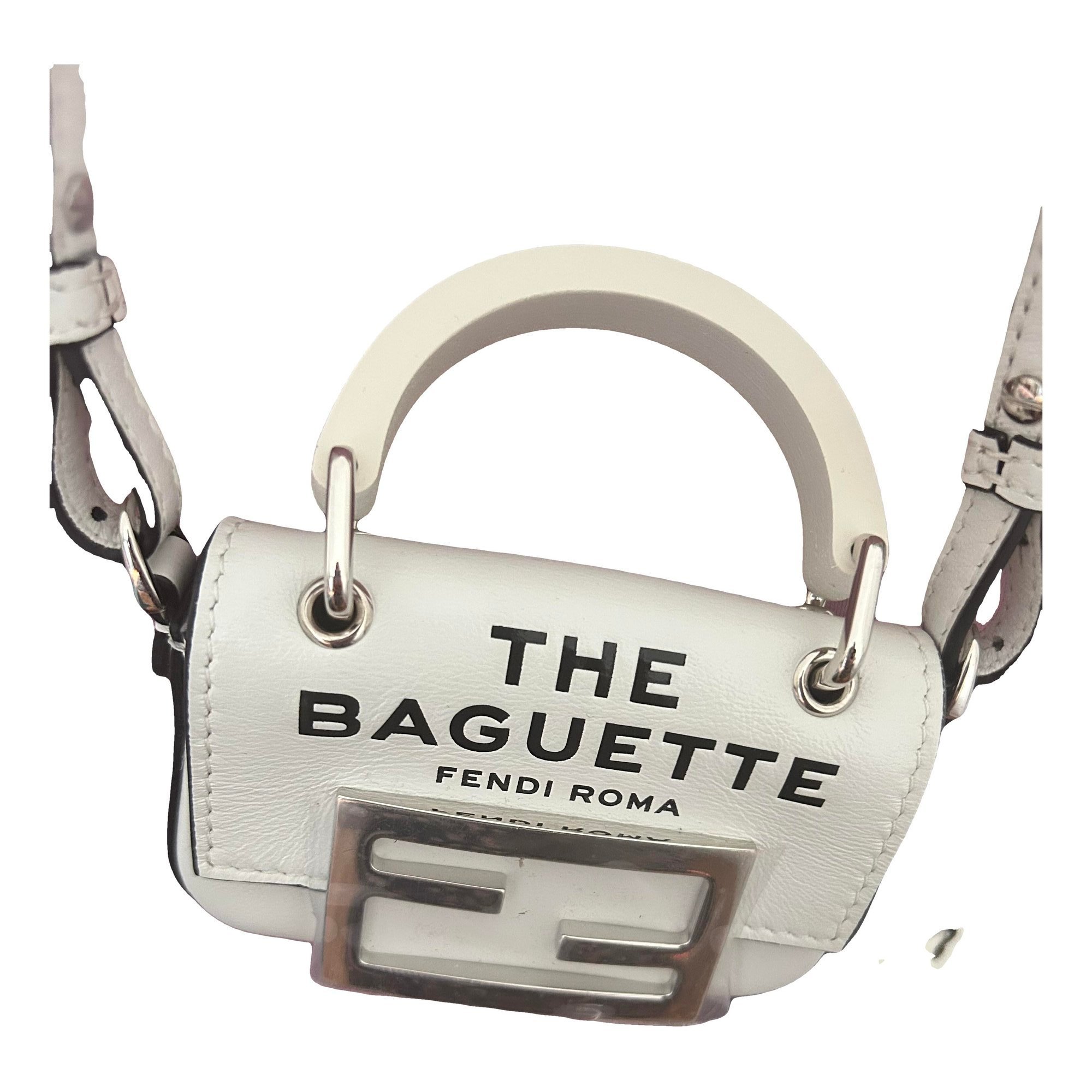 Baguette leather handbag