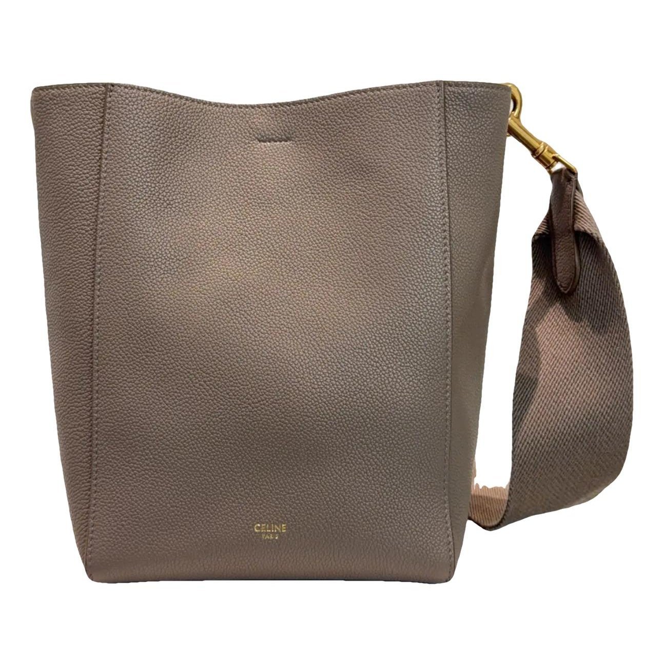 Seau Sangle leather tote