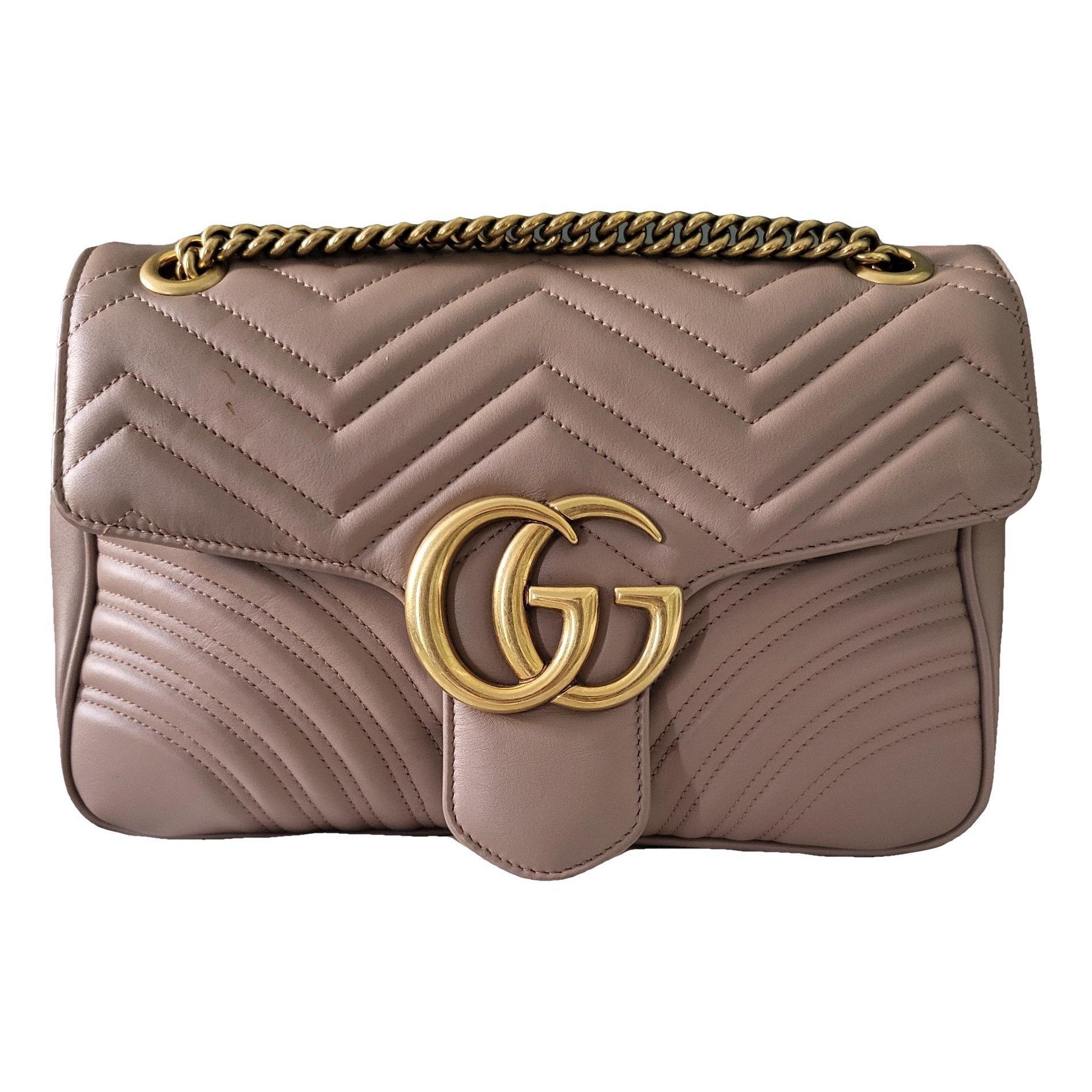 GG Marmont Chain leather crossbody bag