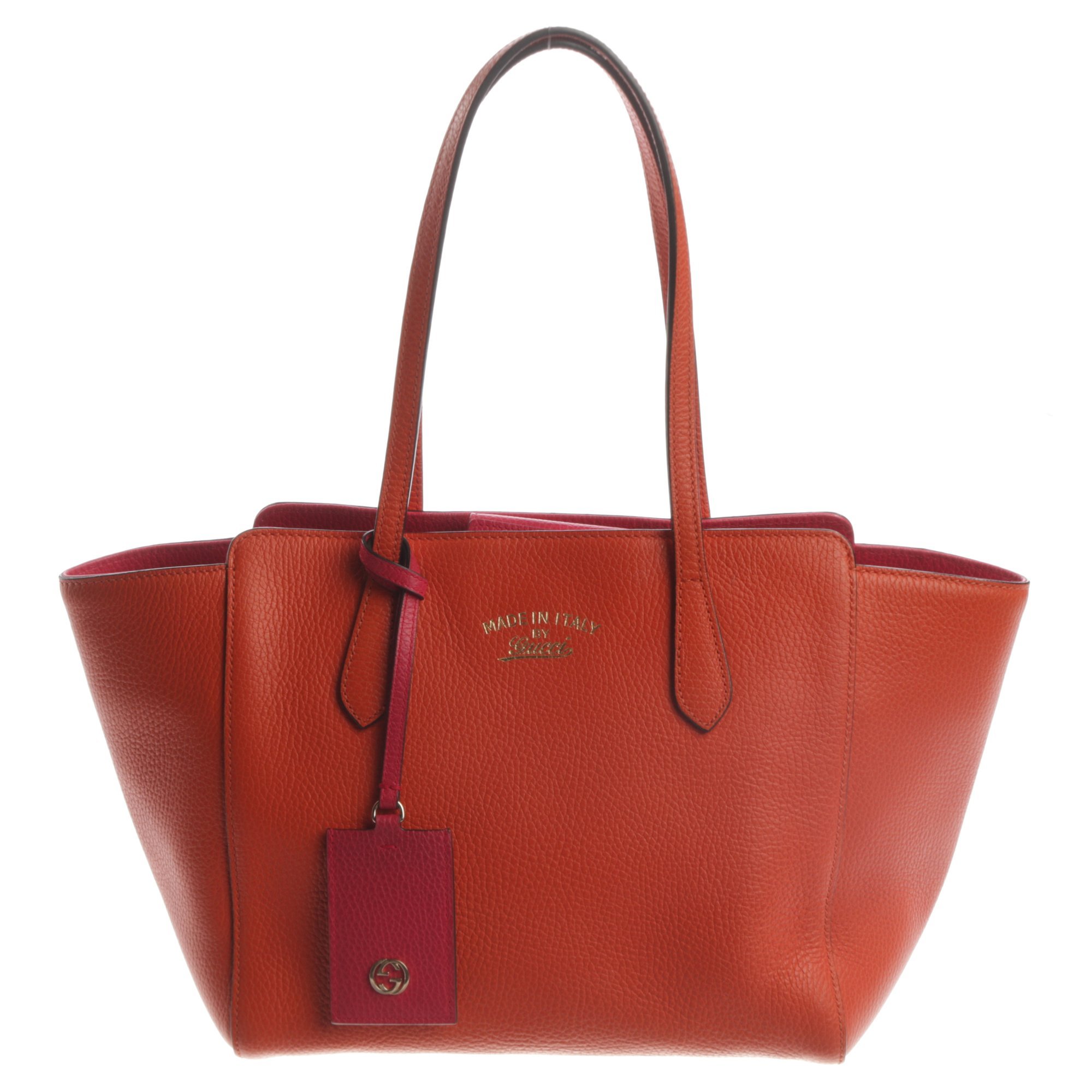 Leather tote