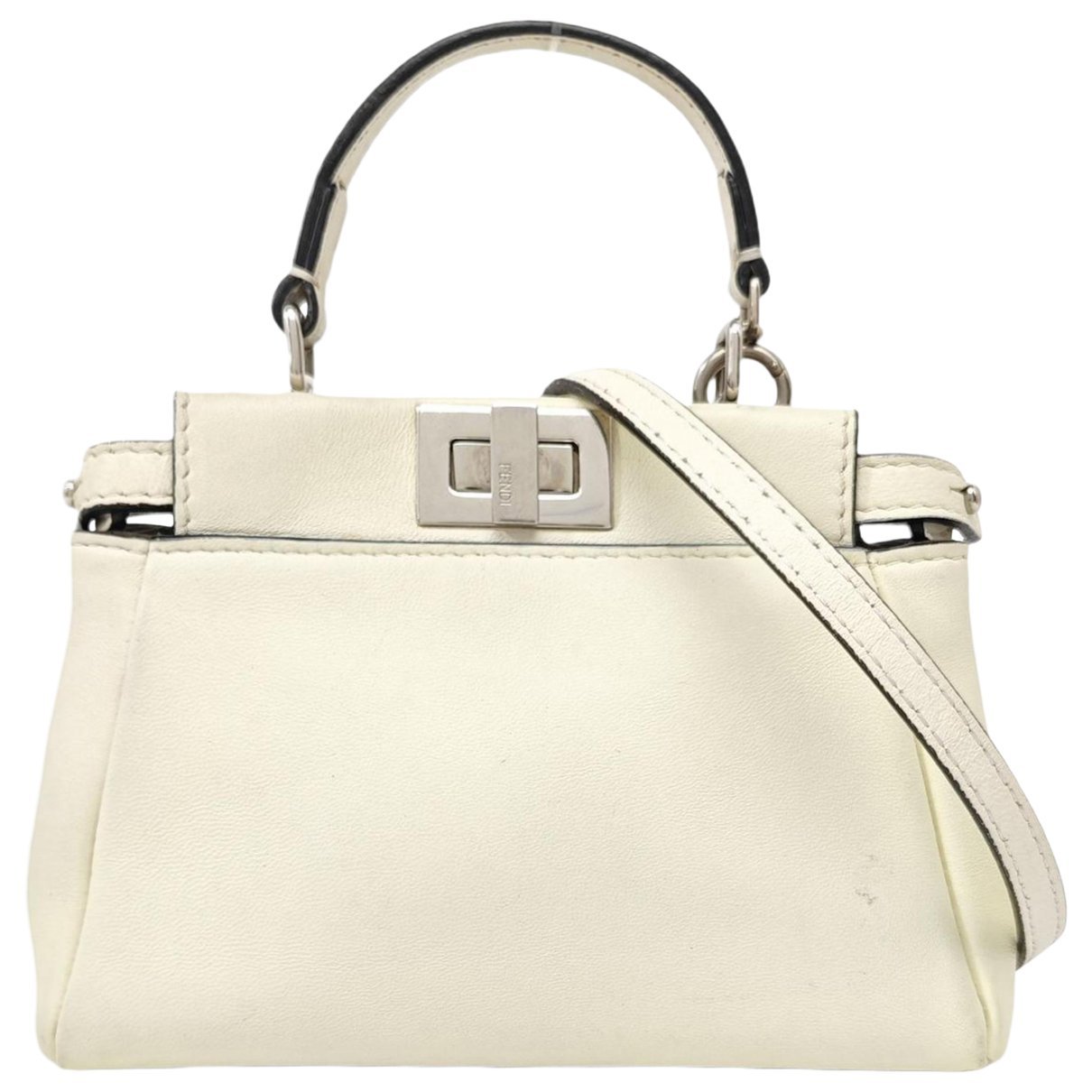 Peekaboo leather handbag