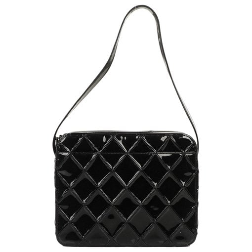 Patent leather handbag