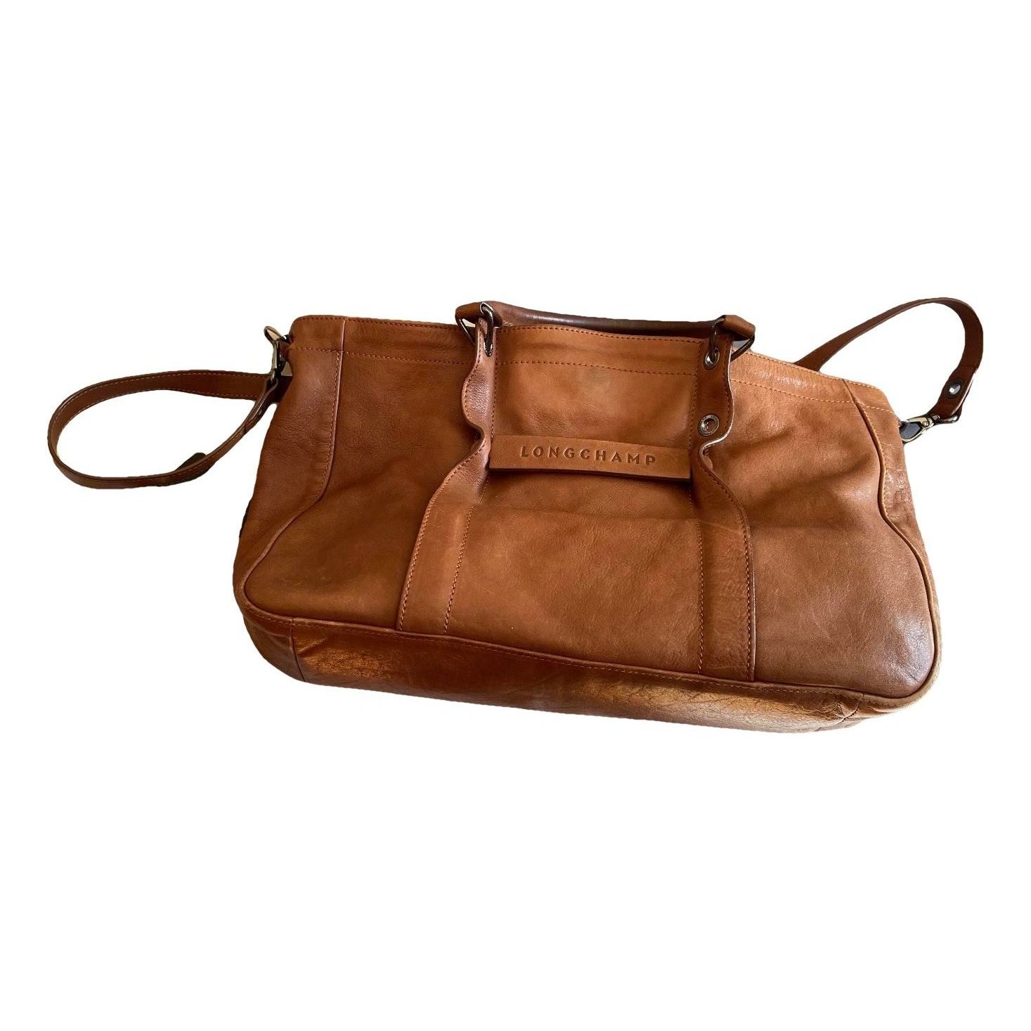 3D leather handbag