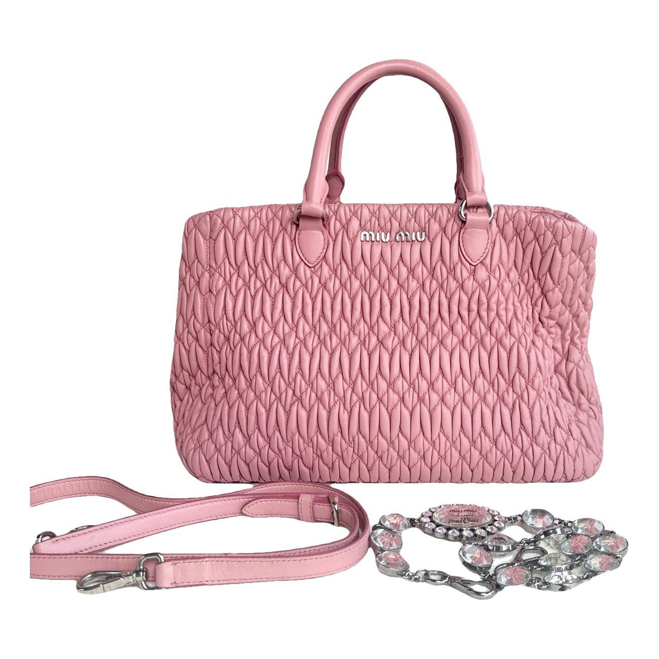 Leather handbag
