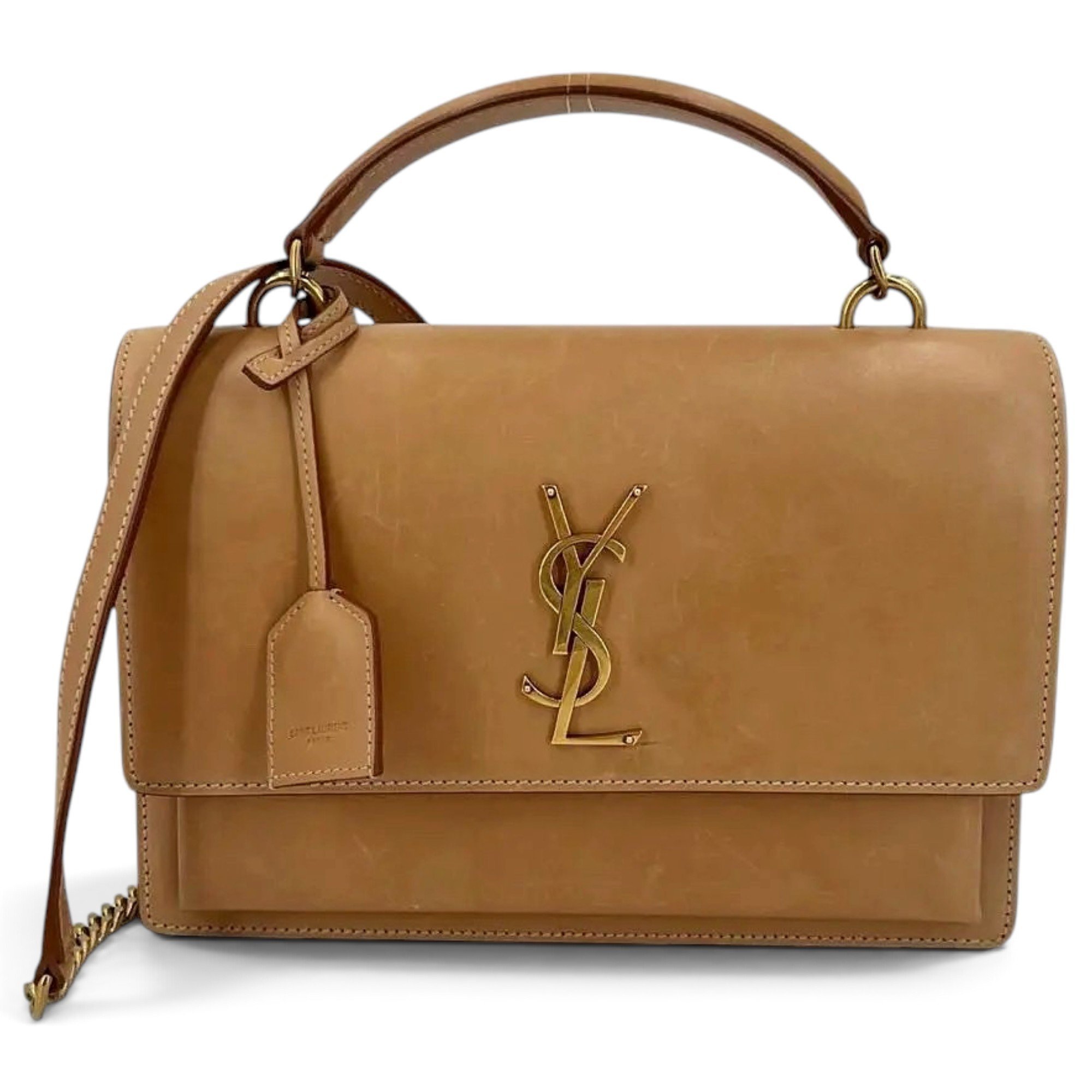Sunset leather handbag