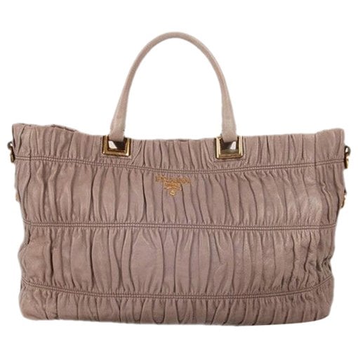 Leather clutch bag