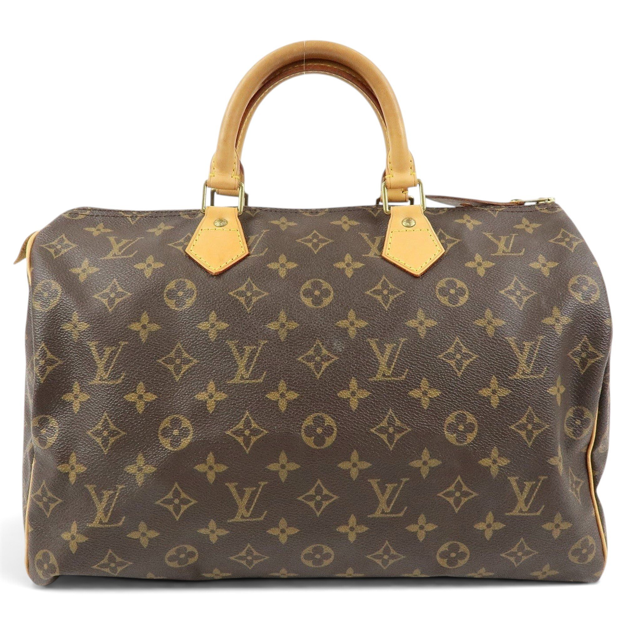Speedy leather handbag
