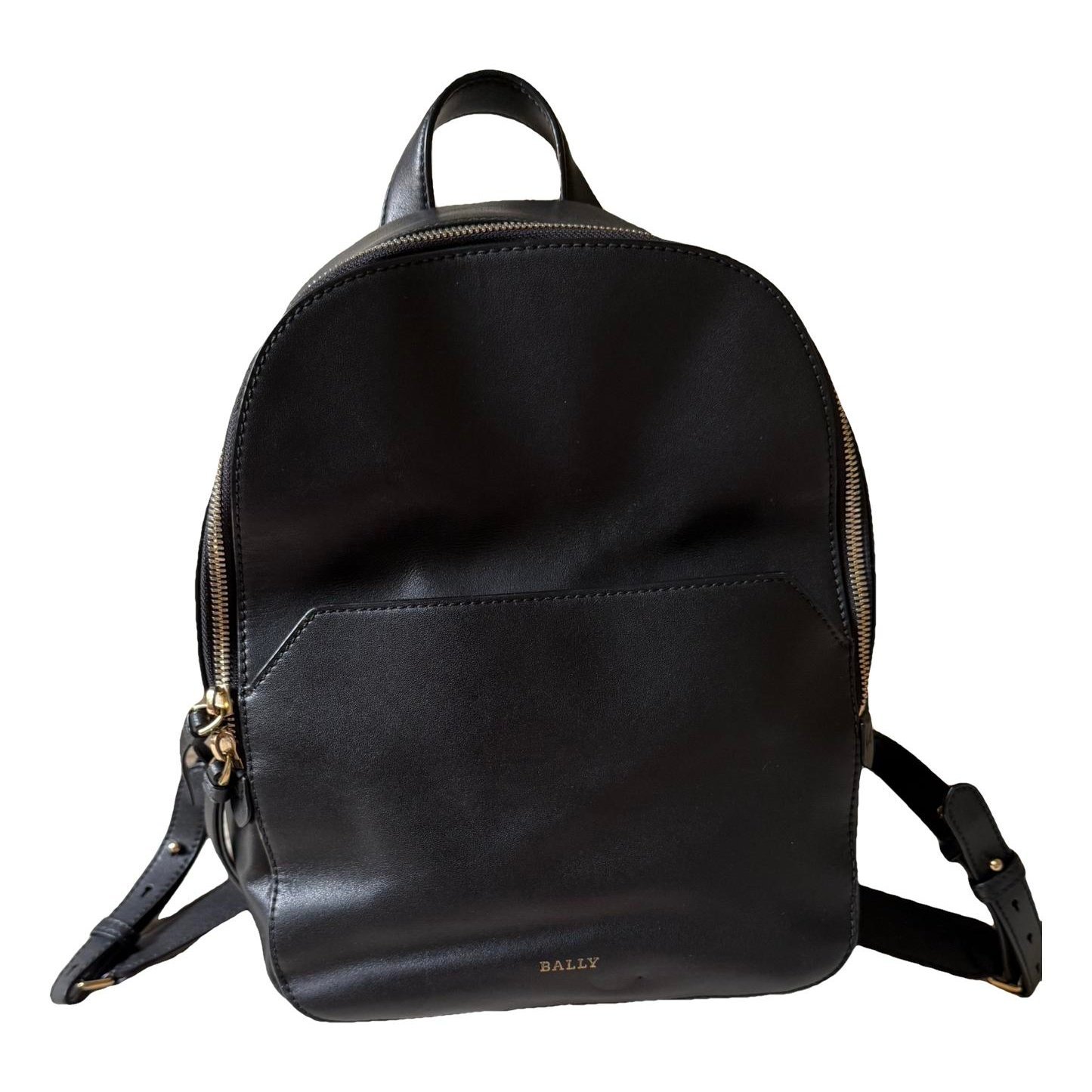 Leather backpack