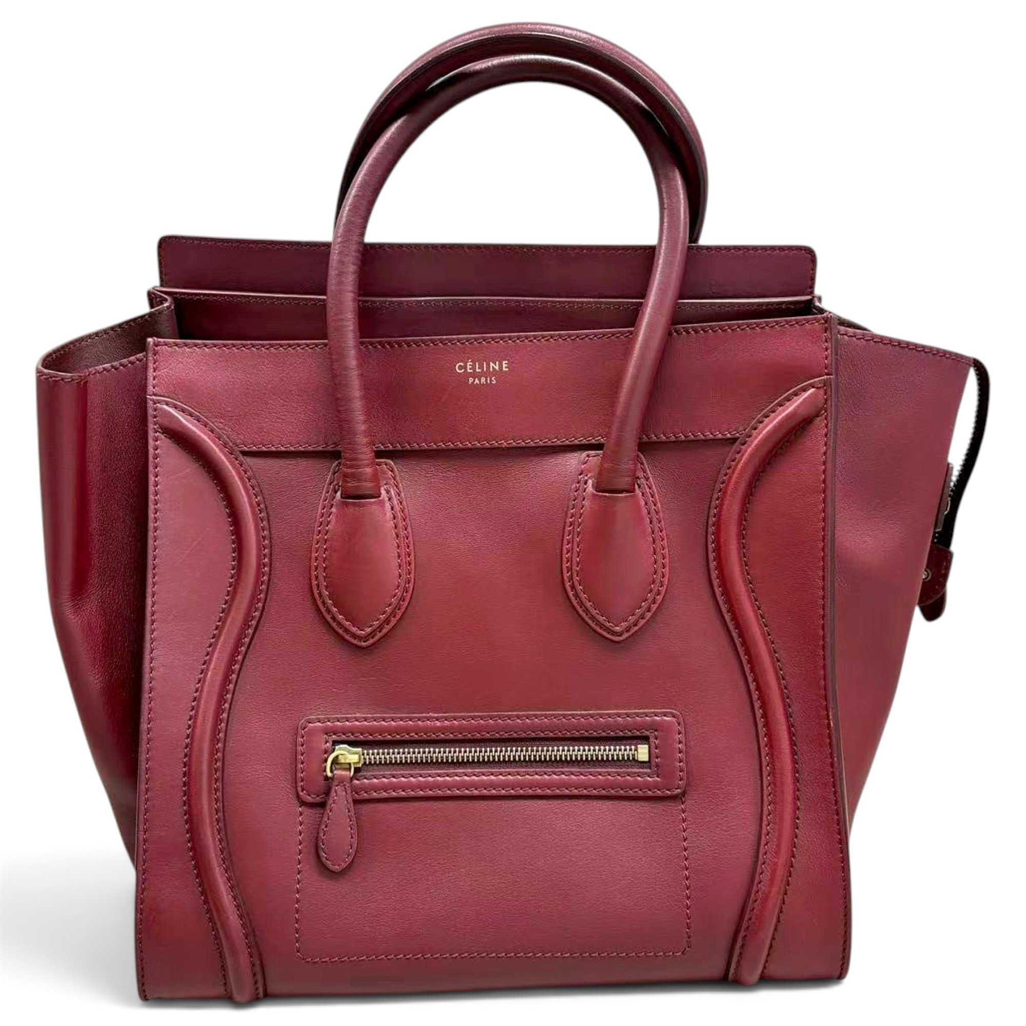 Luggage leather handbag