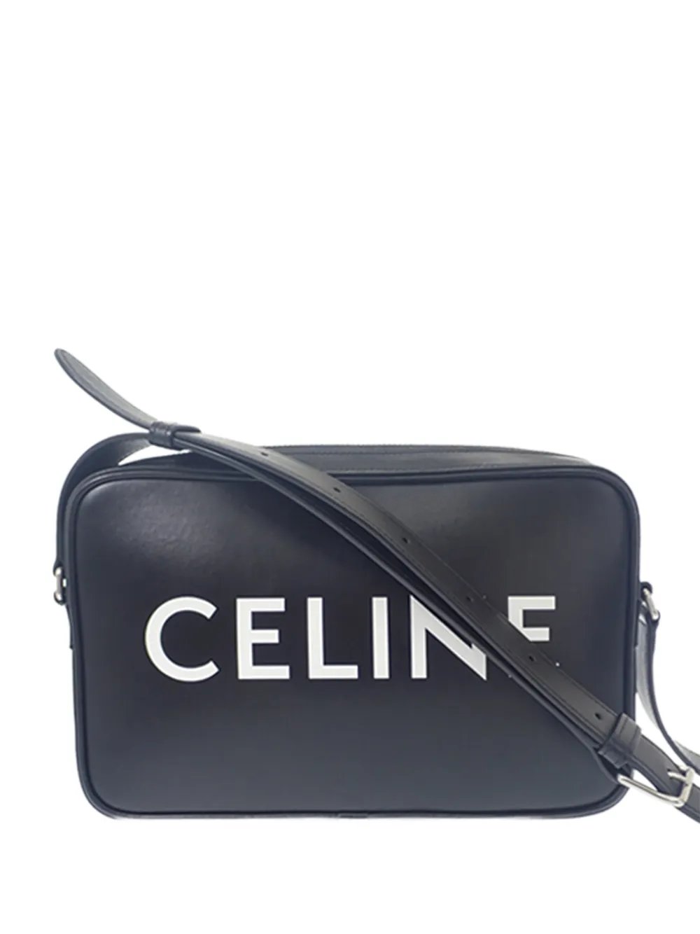 2010-2026 Smooth Calfskin Logo Messenger Bag crossbody bag