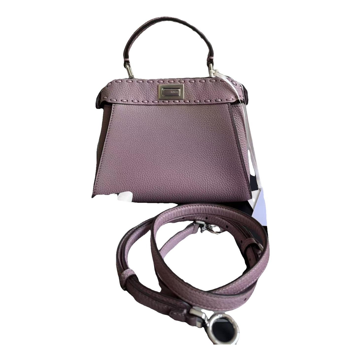 Peekaboo leather handbag