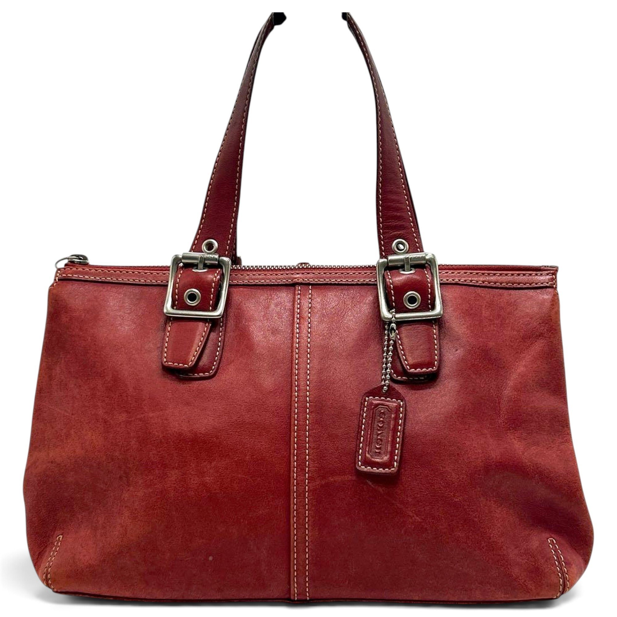 CITY ZIP TOTE leather tote