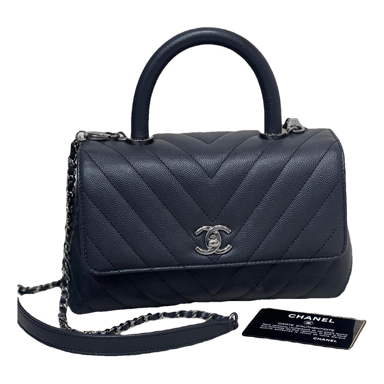 Coco Handle leather handbag