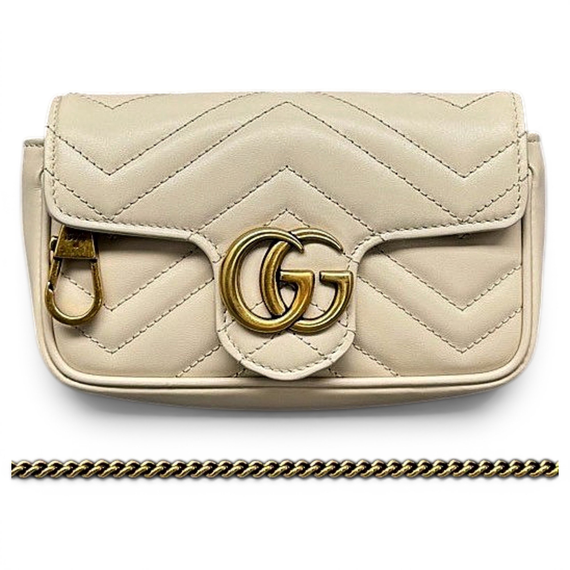 GG Marmont Flap leather crossbody bag