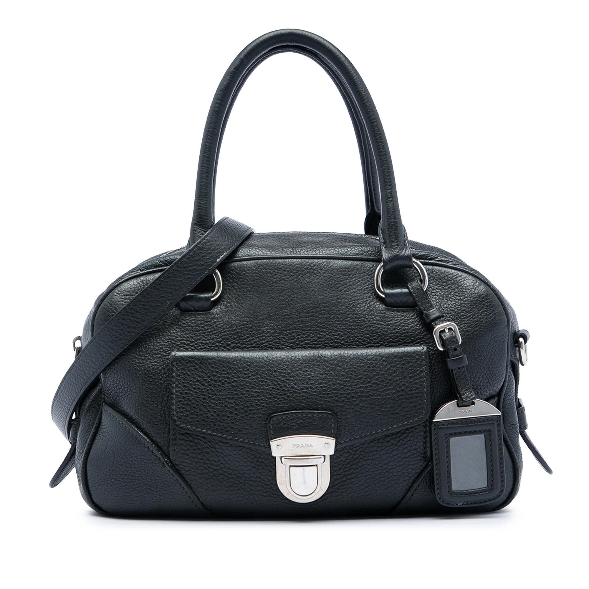 Prada Pocket leather satchel