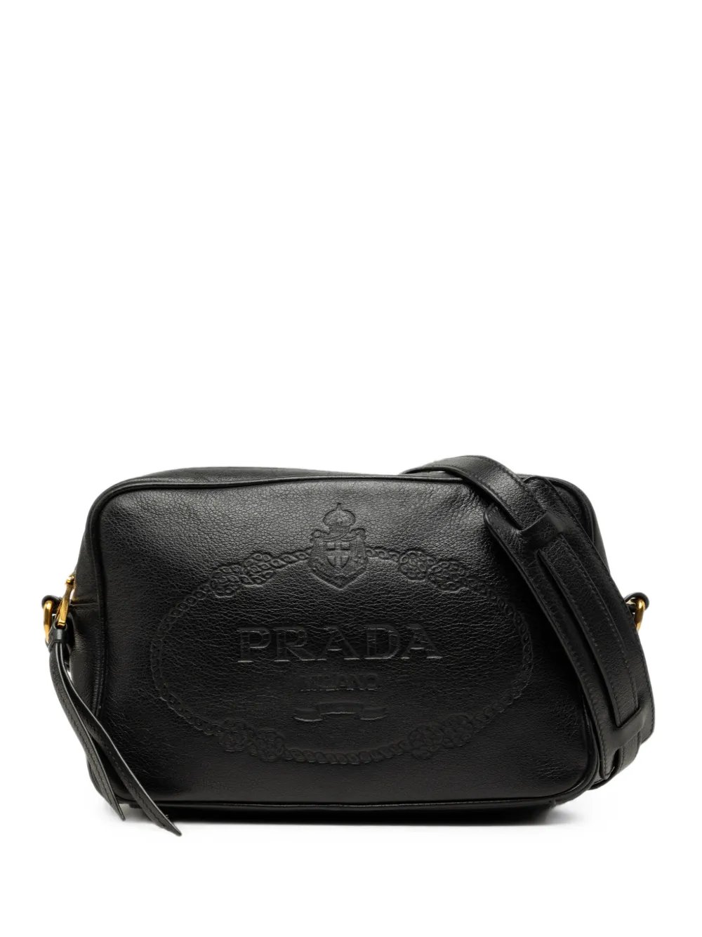 2013-2026 Glace Calfskin Embossed Logo Camera Bag crossbody bag