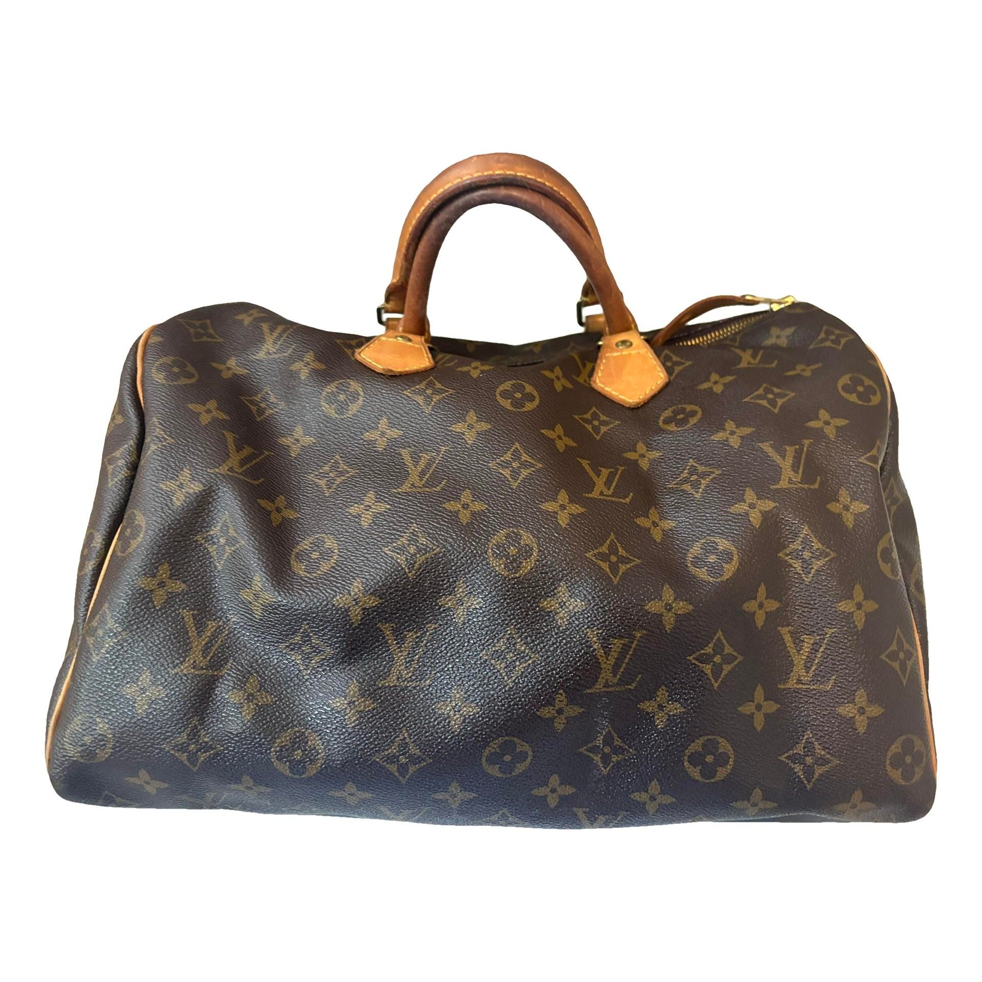 Speedy leather handbag
