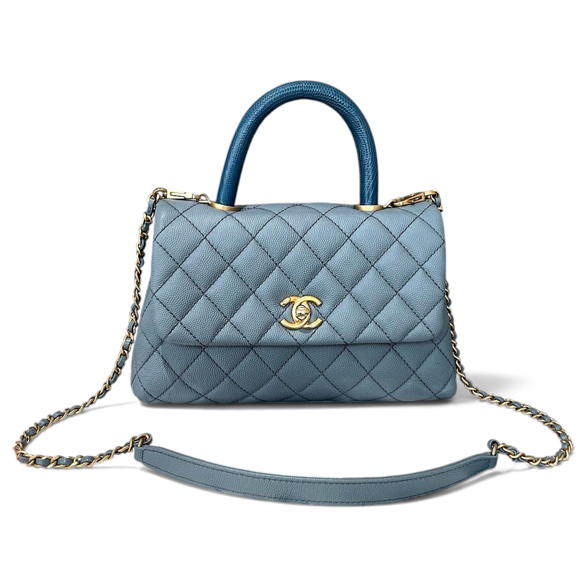 Coco Handle leather handbag